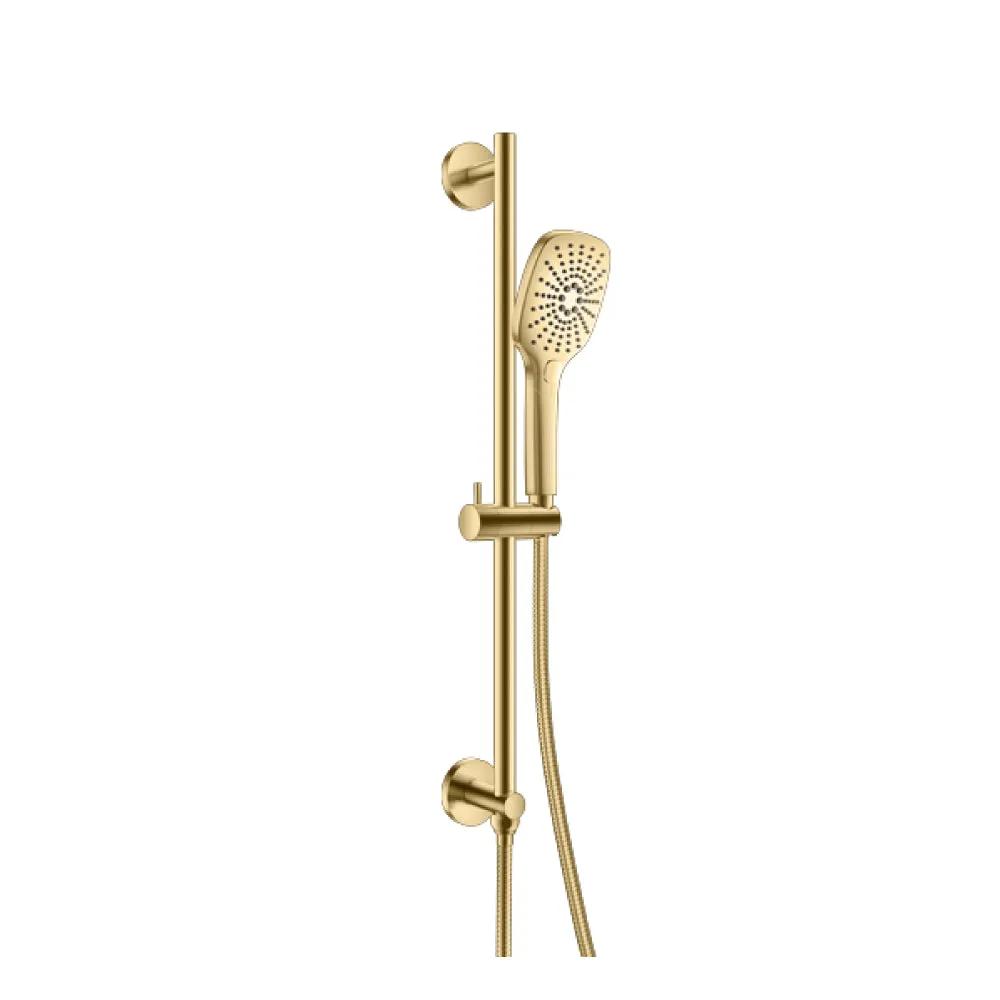 Flusso Hand Shower Set with Slide Bar, Integrated Elbow and Hose by Flusso