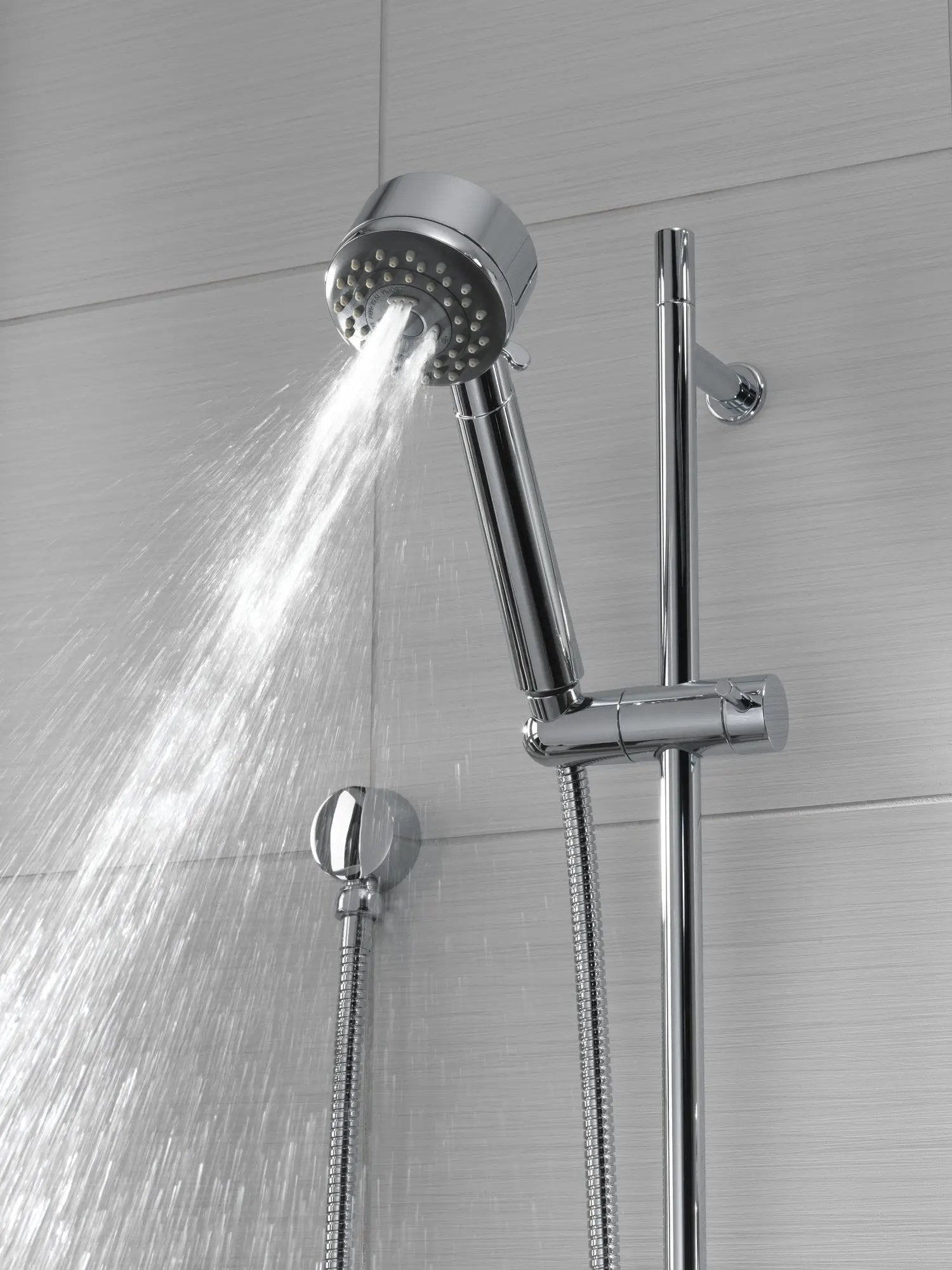 chrome hand shower