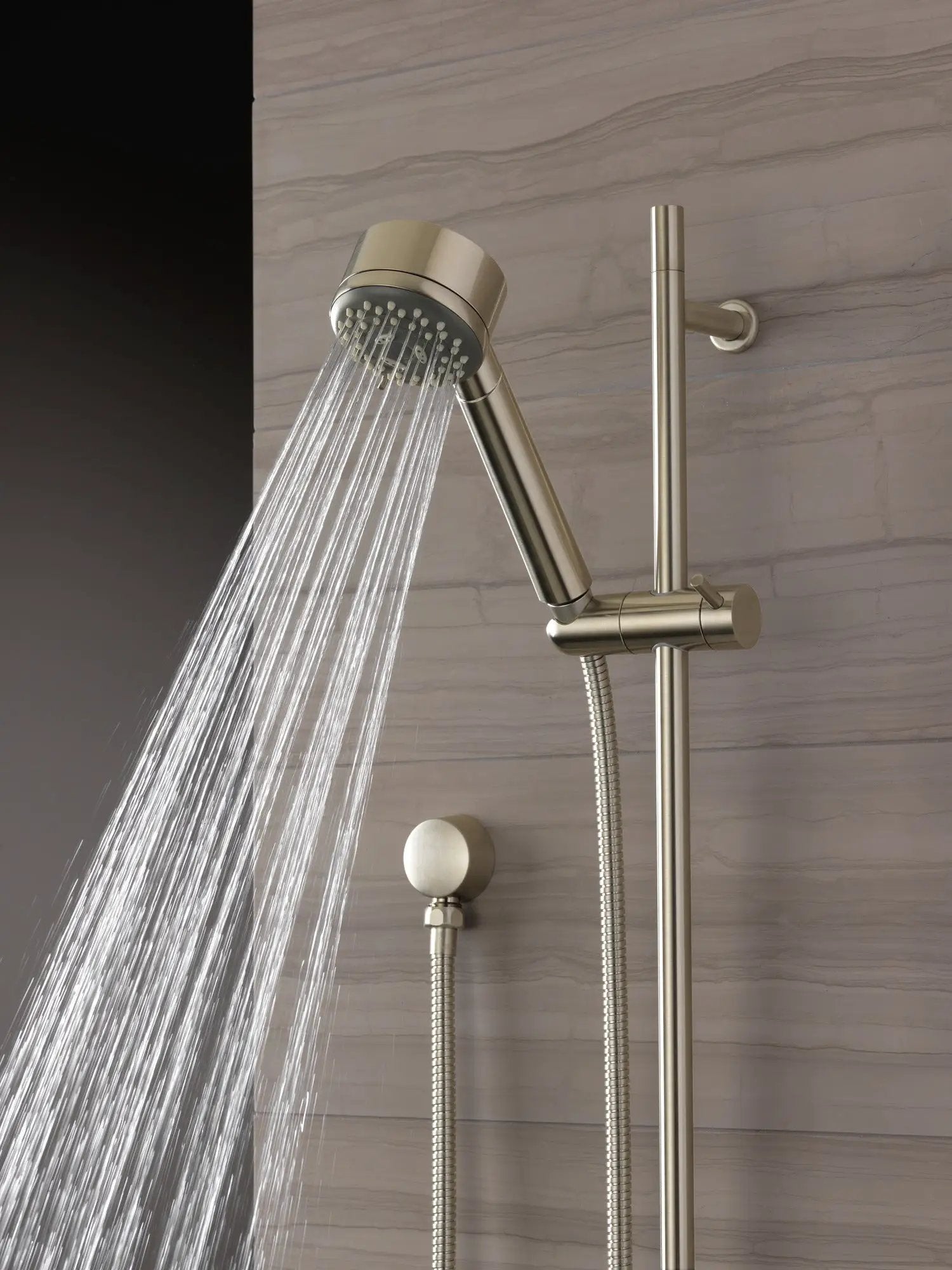 brushed nickel hand shower