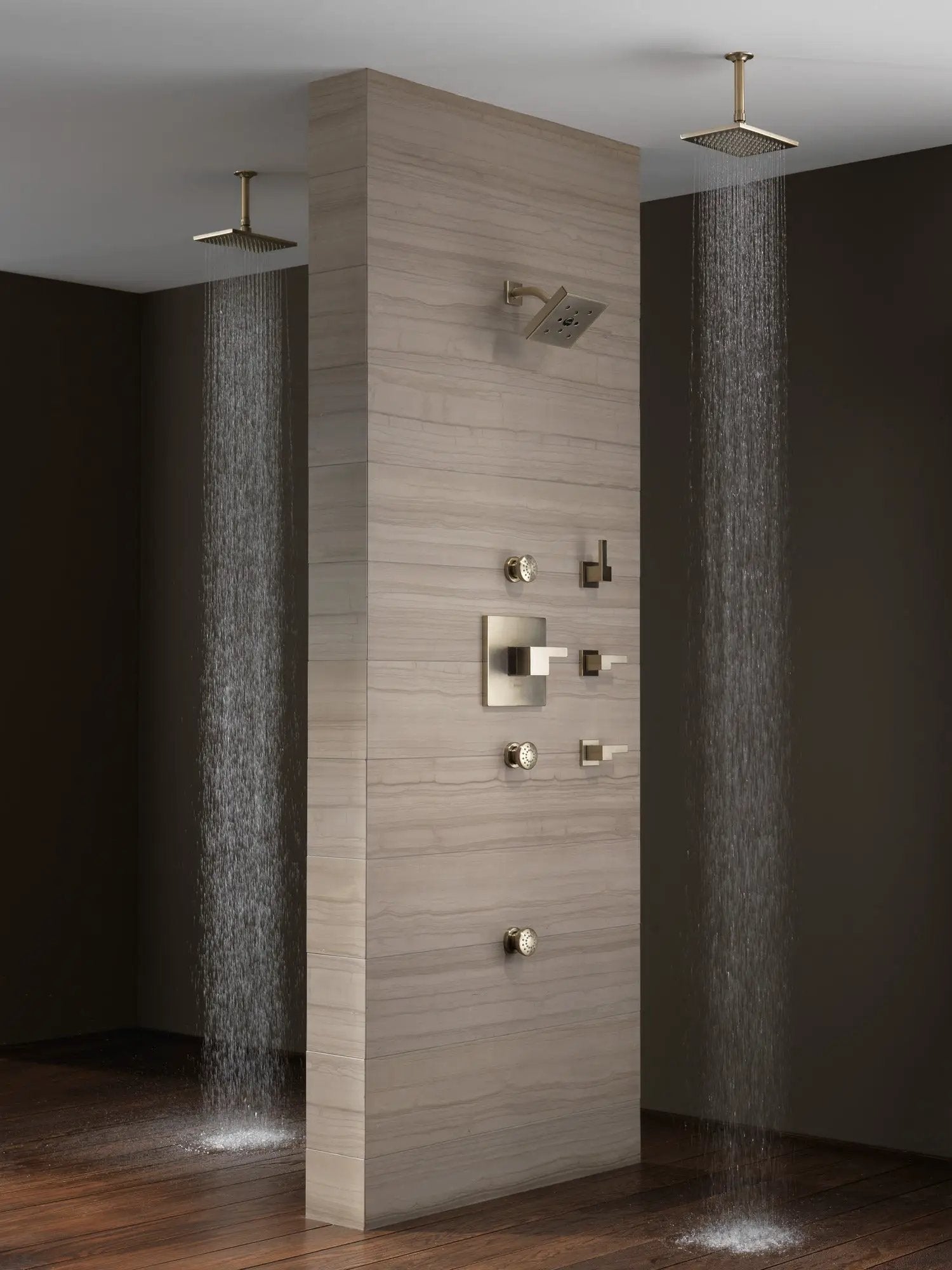 brushed nickel showerhead