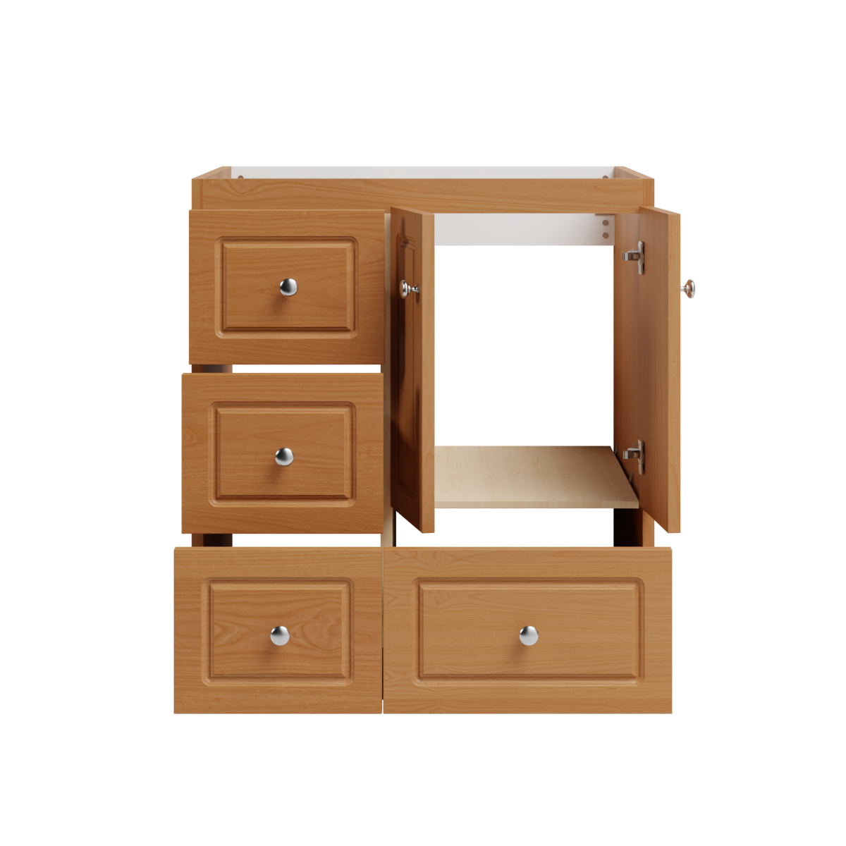 natural alder vanity