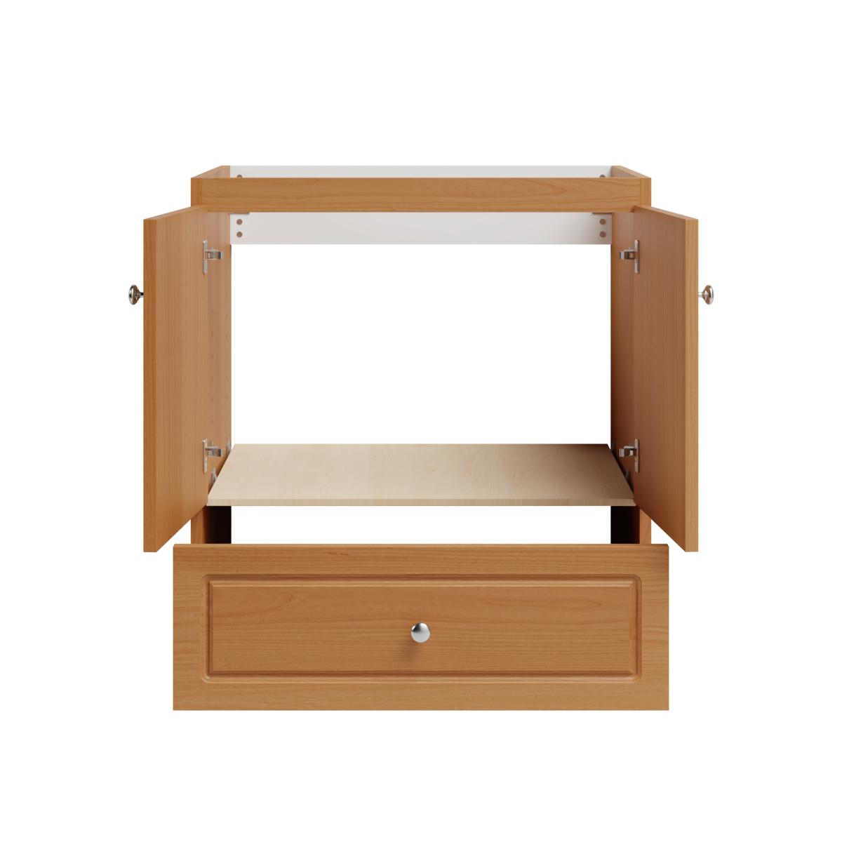 natural alder vanity