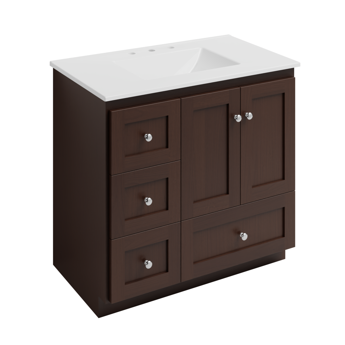 dark alder vanity