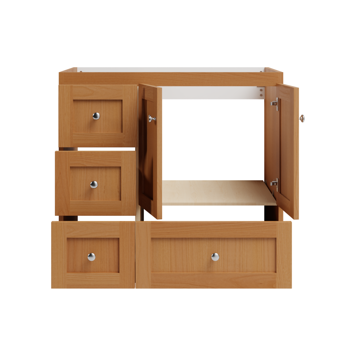 natural alder vanity