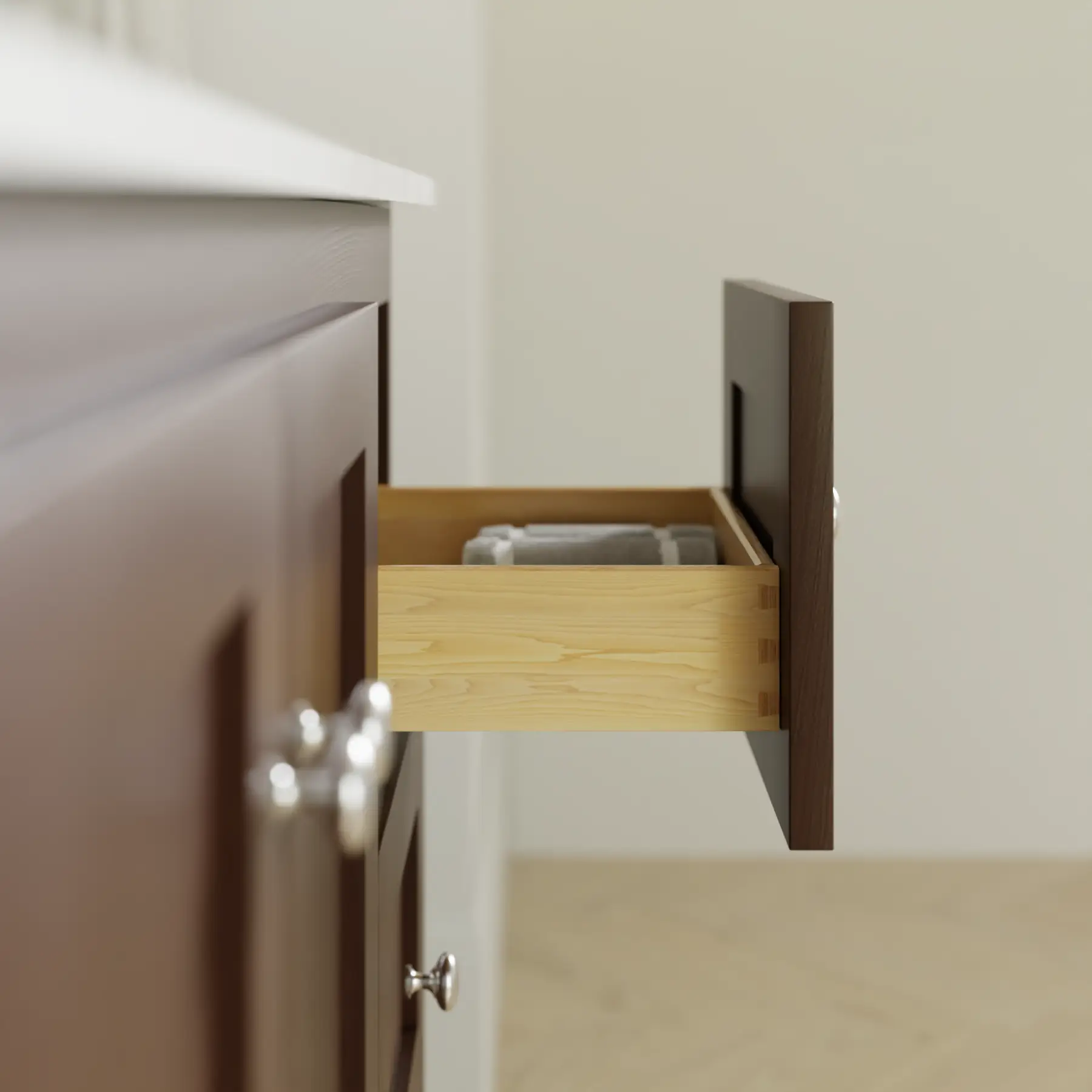 dark alder vanity