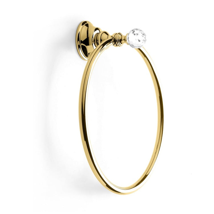 gold towel ring