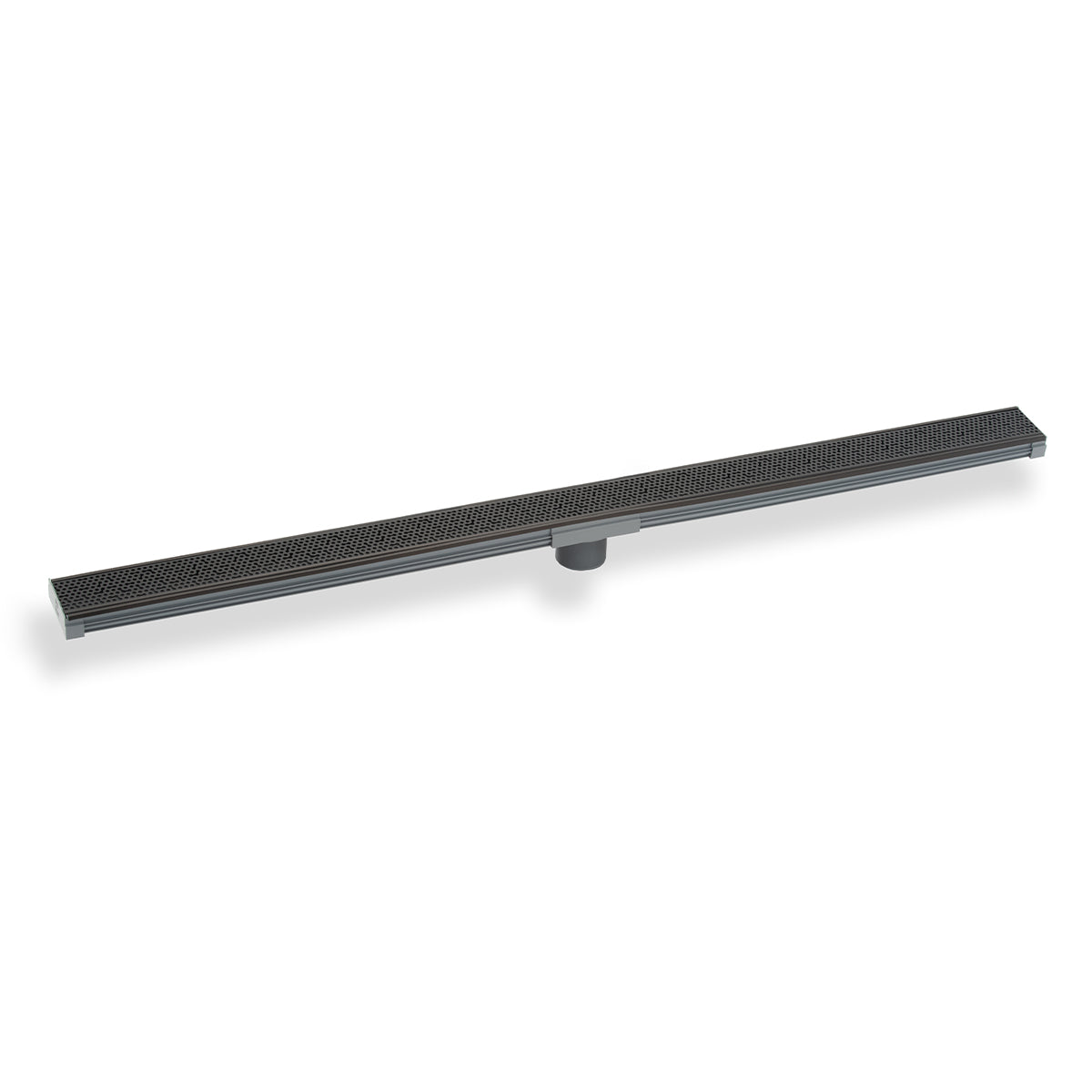 Infinity Drain 72" S-PVC Series Low Profile Complete Kit with 2 1/2" Adhesion Style Grate by Infinity Drain