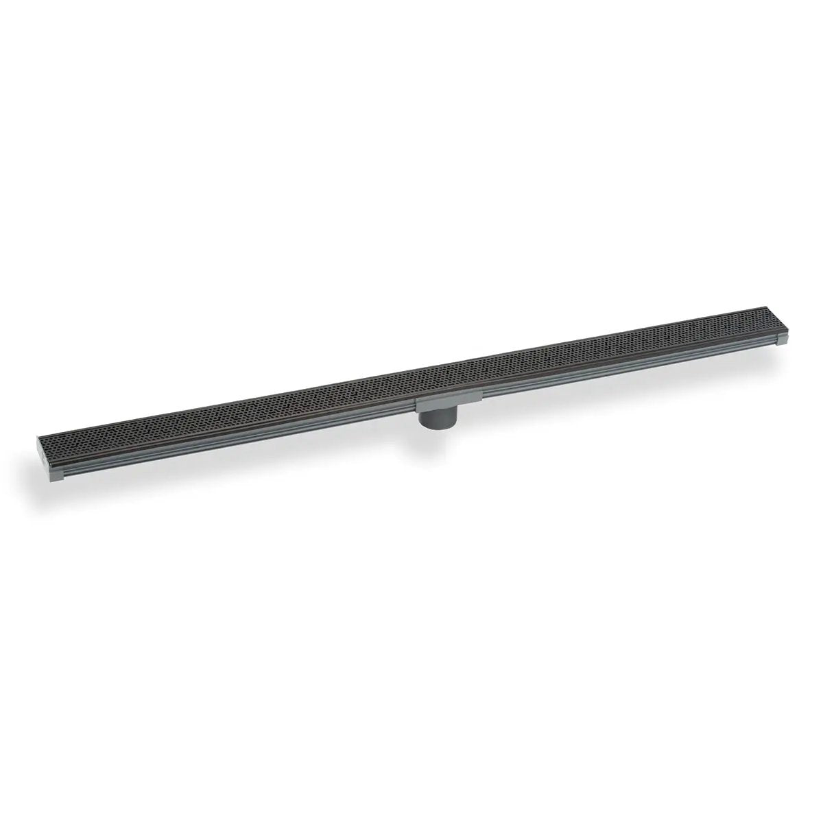 Infinity Drain 60" S-PVC Series Low Profile Complete Kit with 2 1/2" Adhesion Style Grate by Infinity Drain
