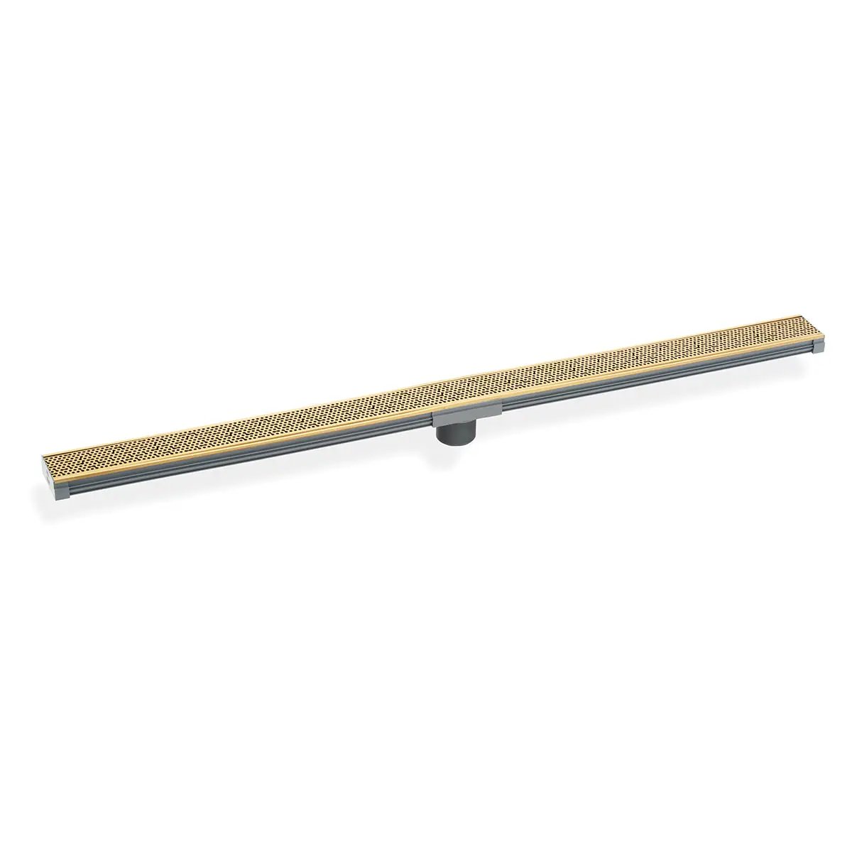 Infinity Drain 96" S-PVC Series Low Profile Complete Kit with 2 1/2" Adhesion Style Grate by Infinity Drain