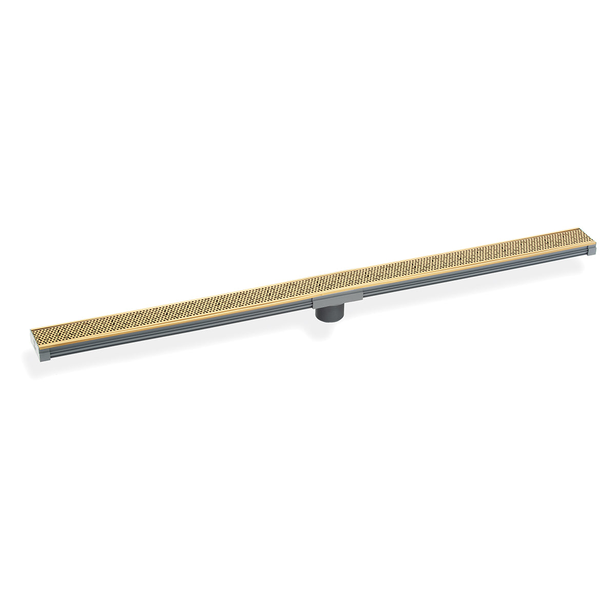 Infinity Drain 48" S-PVC Series Low Profile Complete Kit with 2 1/2" Adhesion Style Grate by Infinity Drain