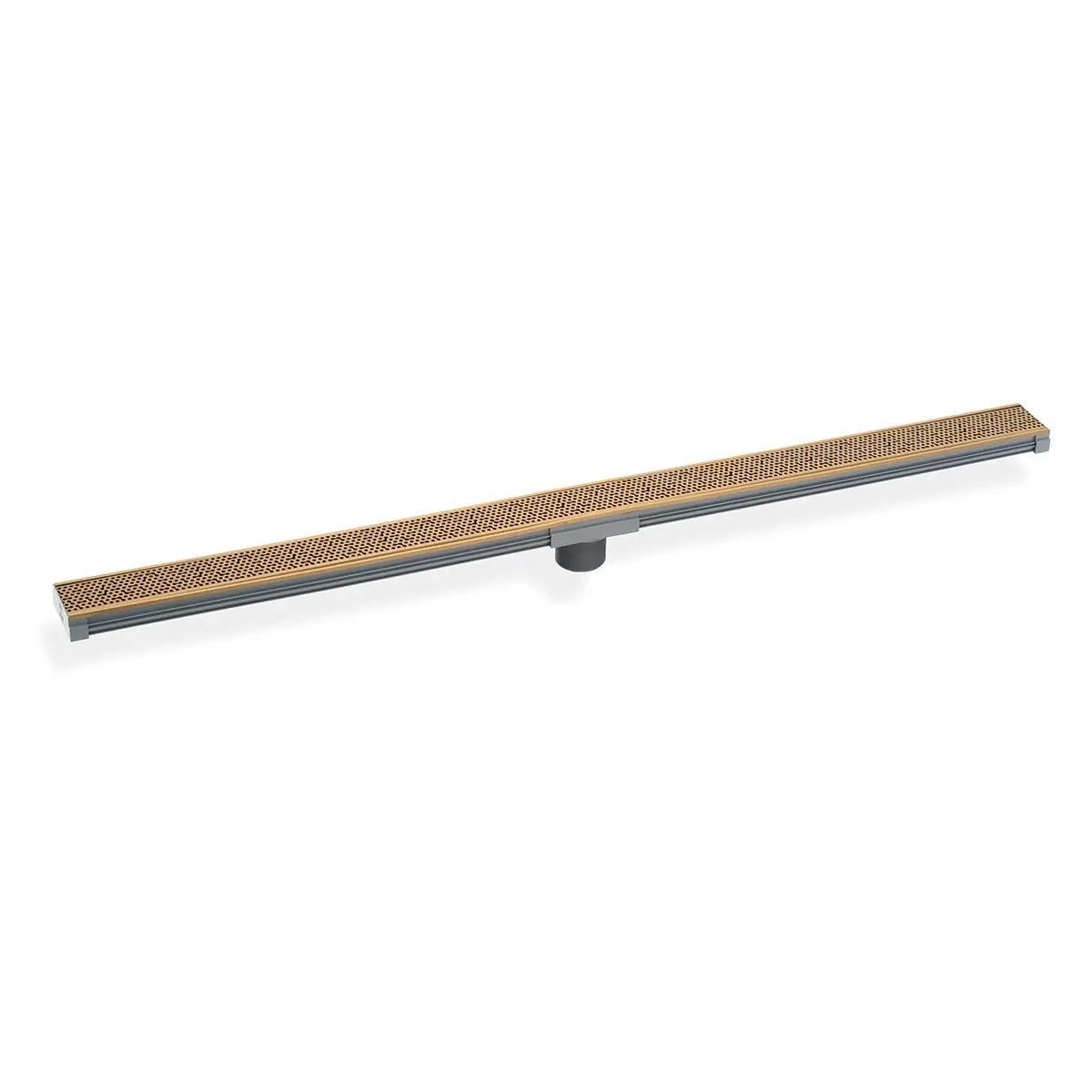 Infinity Drain 96" S-PVC Series Low Profile Complete Kit with 2 1/2" Adhesion Style Grate by Infinity Drain