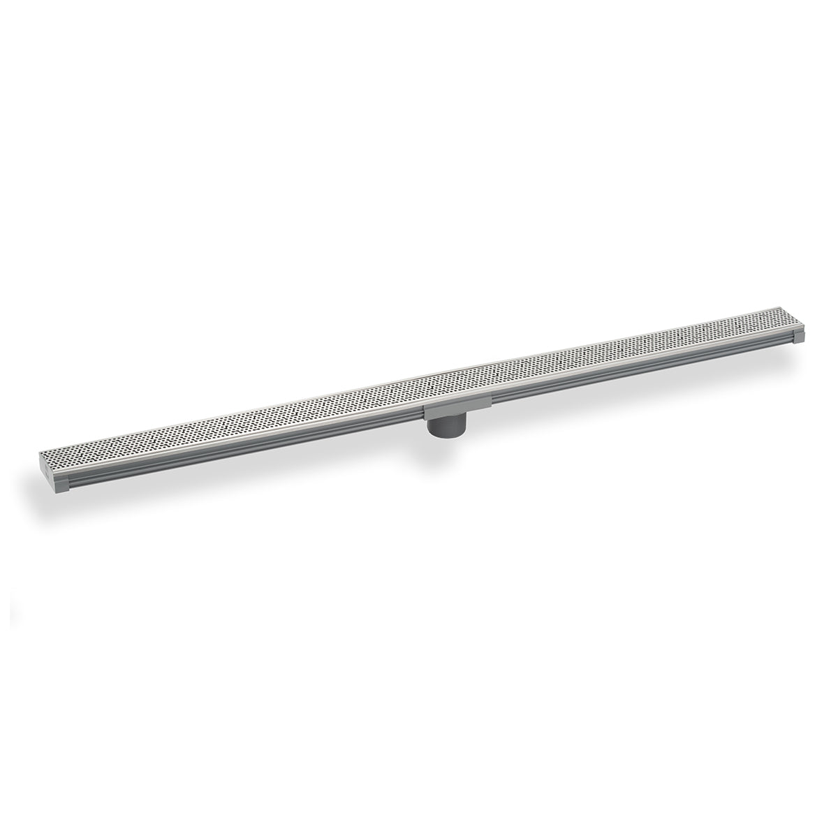 Infinity Drain 48" S-PVC Series Low Profile Complete Kit with 2 1/2" Adhesion Style Grate by Infinity Drain