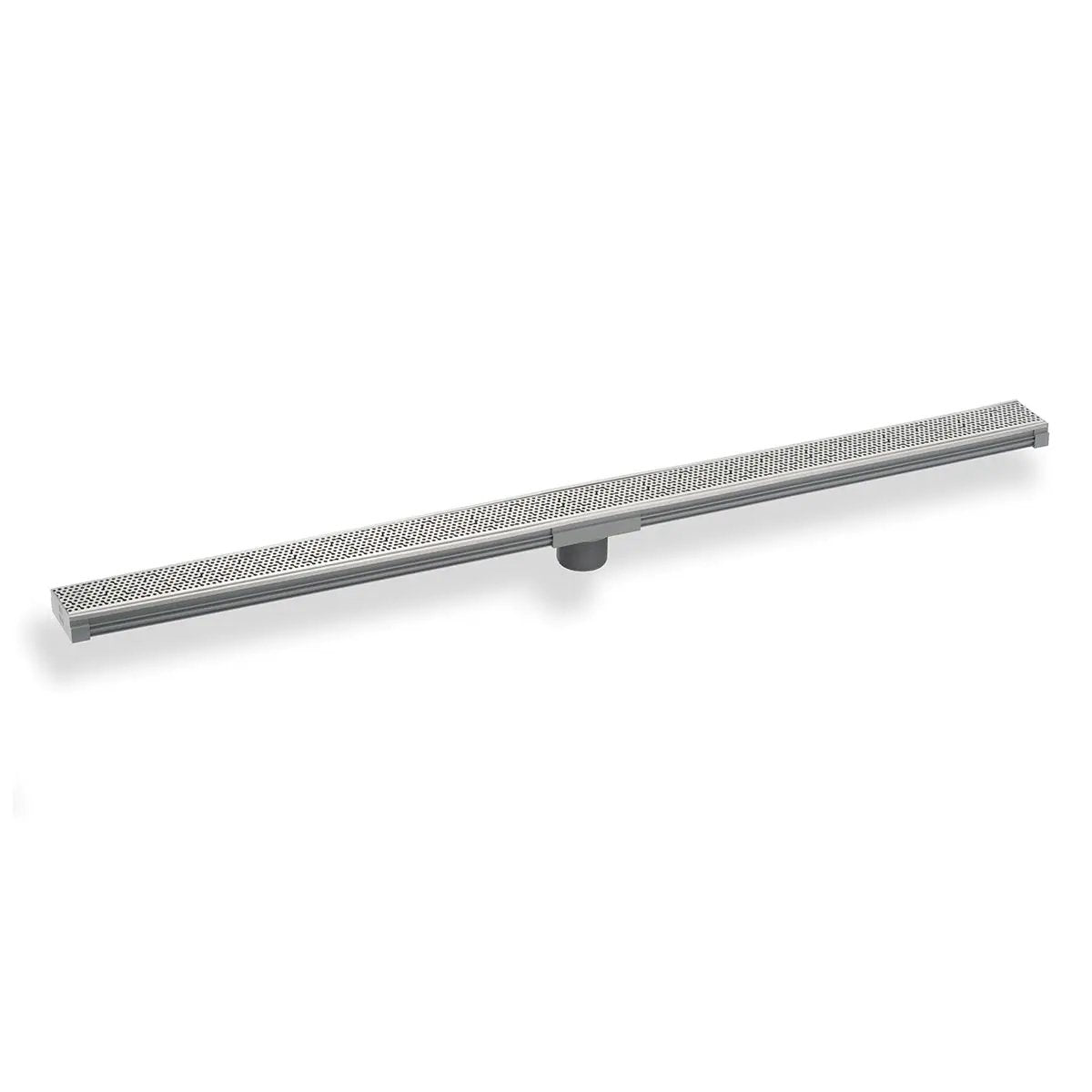 Infinity Drain 96" S-PVC Series Low Profile Complete Kit with 2 1/2" Adhesion Style Grate by Infinity Drain
