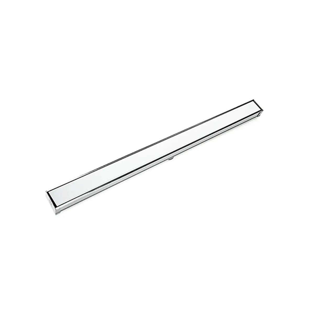 Infinity Drain 72" S-PVC Series Low Profile Complete Kit with 2 1/2" Solid Grate by Infinity Drain