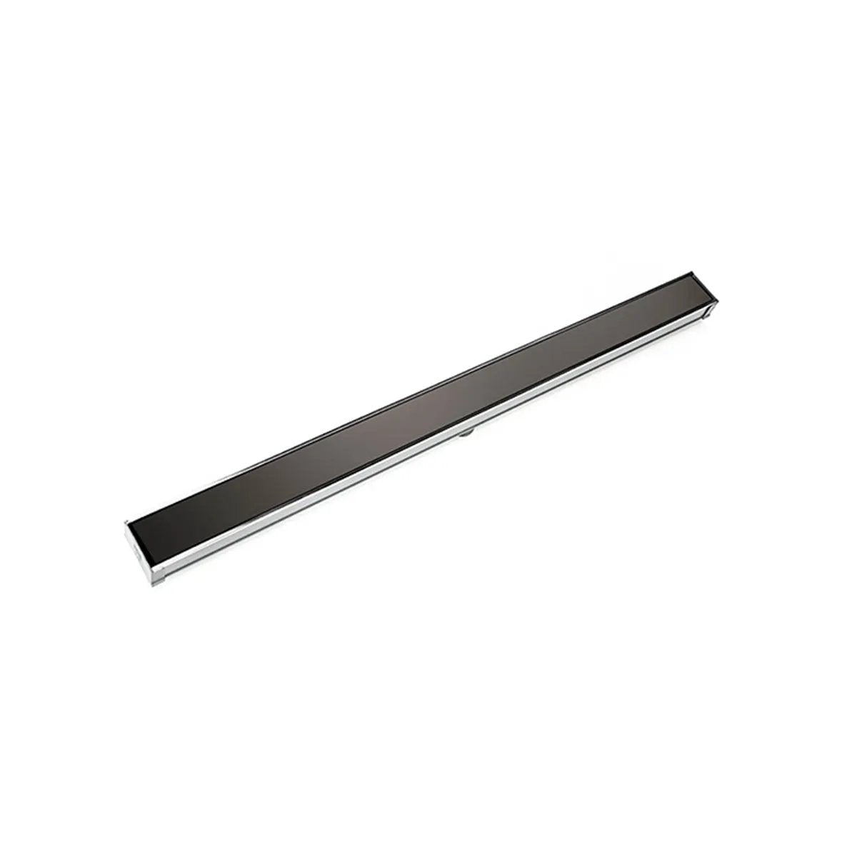 Infinity Drain 96" S-PVC Series Low Profile Complete Kit with 2 1/2" Solid Grate by Infinity Drain