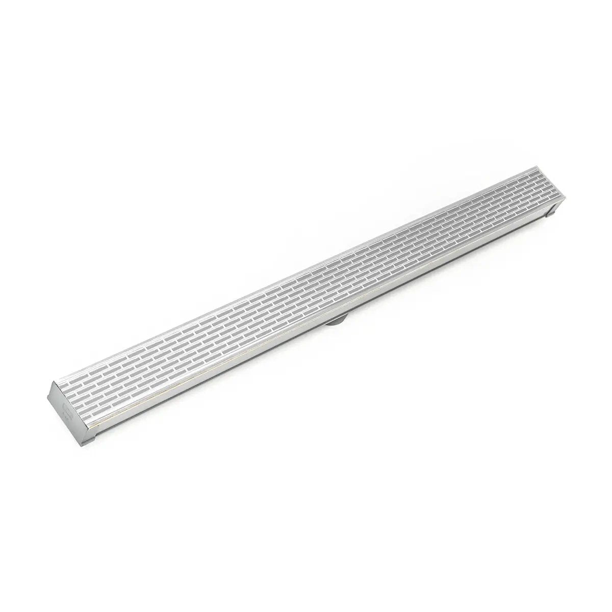 Infinity Drain 72" S-PVC Series Low Profile Complete Kit with 2 1/2" Perforated Offset Slot Grate by Infinity Drain