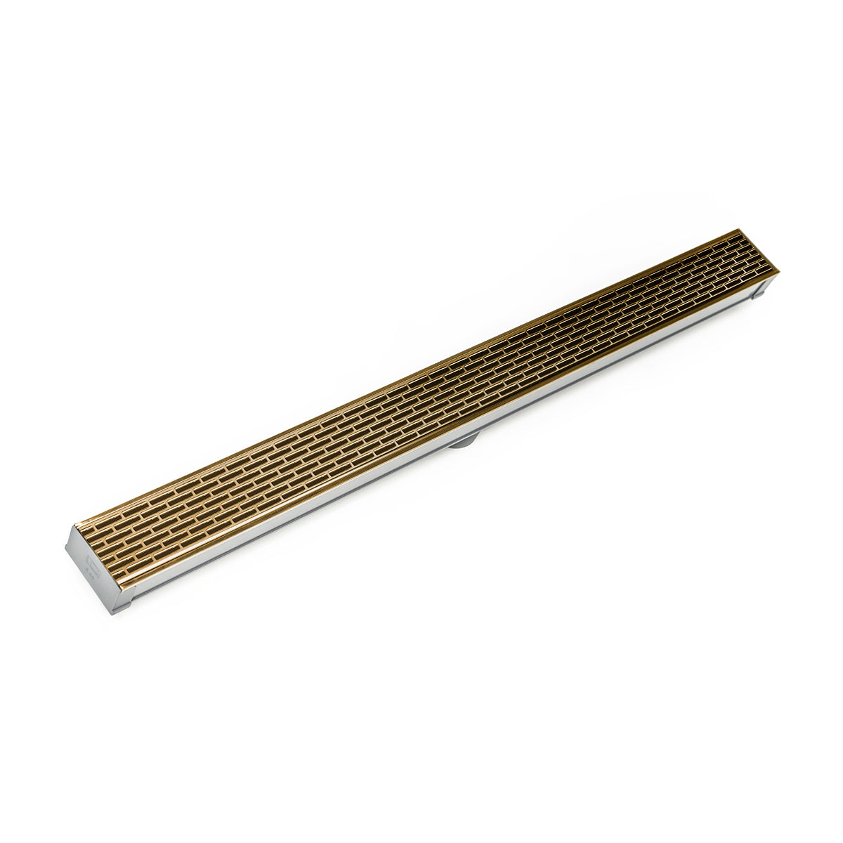 Infinity Drain 36" S-PVC Series Low Profile Complete Kit with 2 1/2" Perforated Offset Slot Grate by Infinity Drain