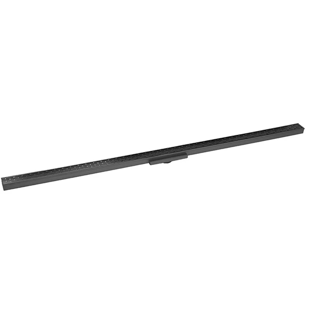 Infinity Drain 48" S-Stainless Steel Series Complete Kit with 1 1/2" Perforated Offset Slot Grate by Infinity Drain