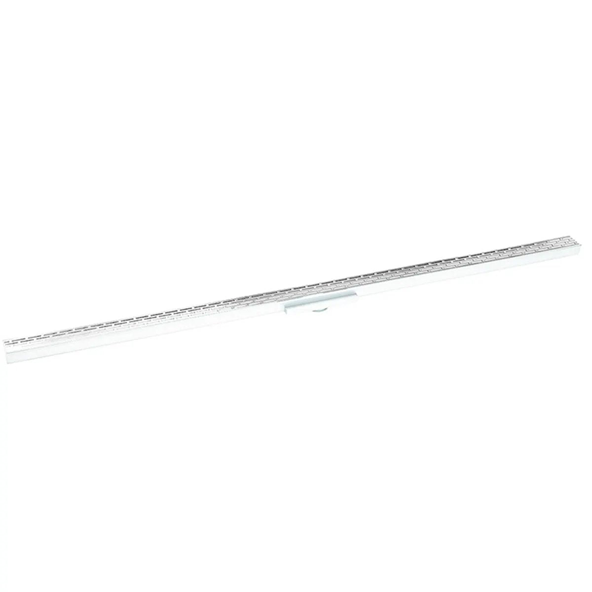 Infinity Drain 96" S-Stainless Steel Series Complete Kit with 1 1/2" Perforated Offset Slot Grate by Infinity Drain