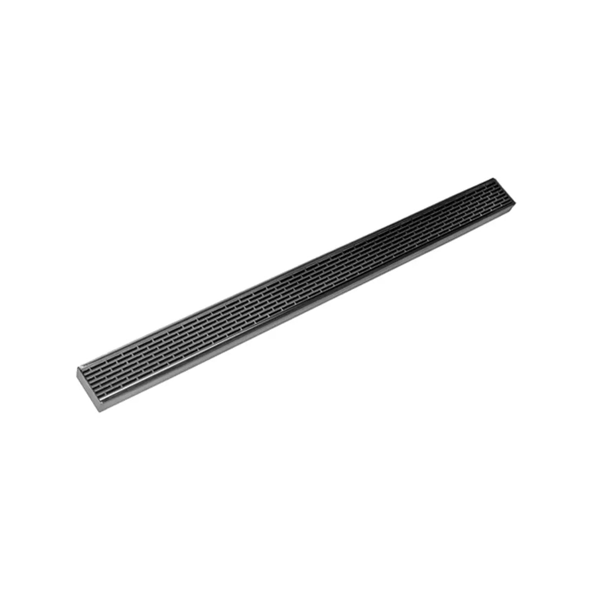 Infinity Drain 36" S-Stainless Steel Series Complete Kit with 2 1/2" Perforated Offset Slot Grate by Infinity Drain