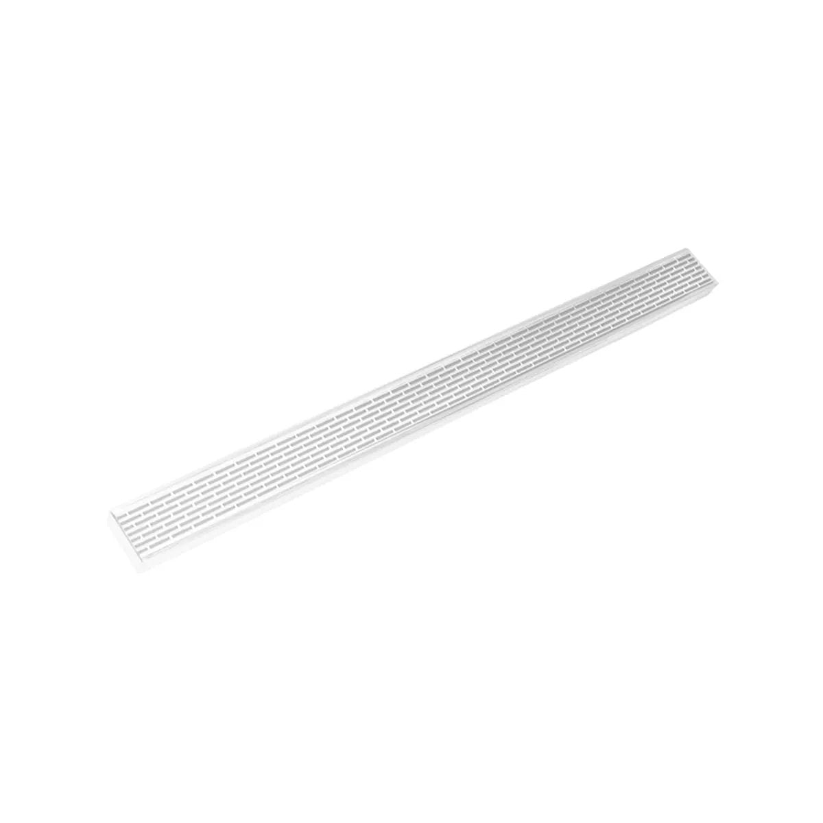 Infinity Drain 60" S-Stainless Steel Series Complete Kit with 2 1/2" Perforated Offset Slot Grate by Infinity Drain