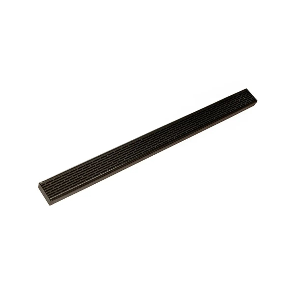 Infinity Drain 96" S-Stainless Steel Series Complete Kit with 2 1/2" Perforated Offset Slot Grate by Infinity Drain