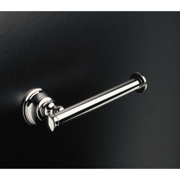 chrome / gold toilet roll holder