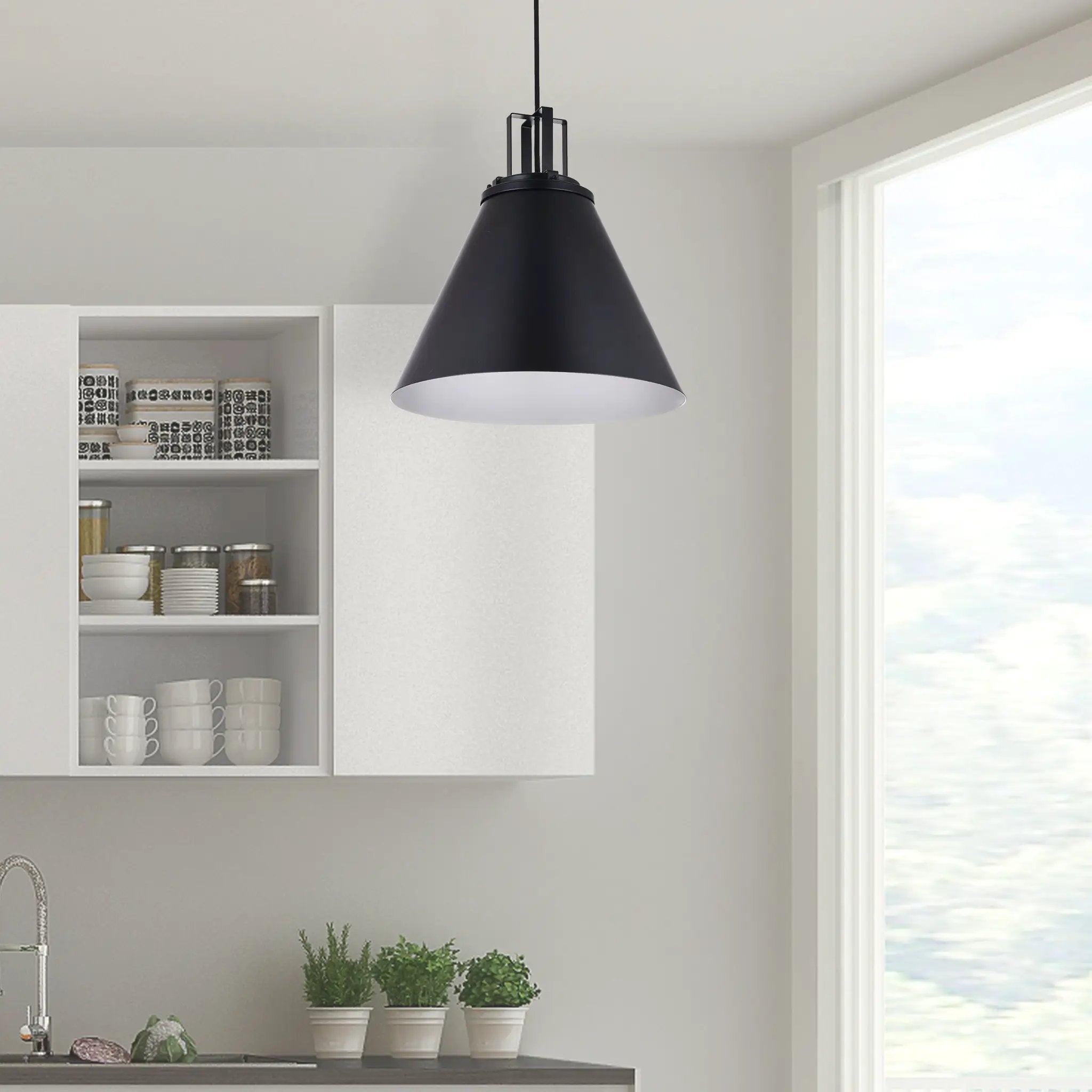 matte black pendants