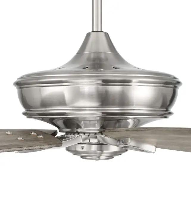 brushed polished nickel ceiling fans