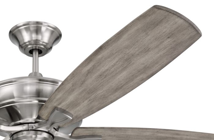 brushed polished nickel ceiling fans