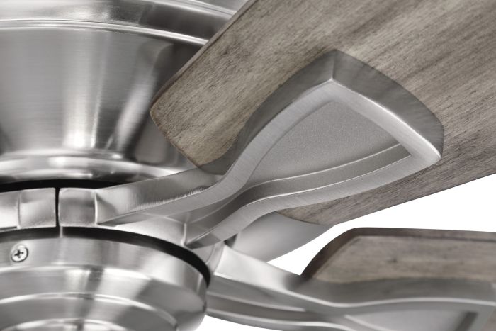 brushed polished nickel ceiling fans