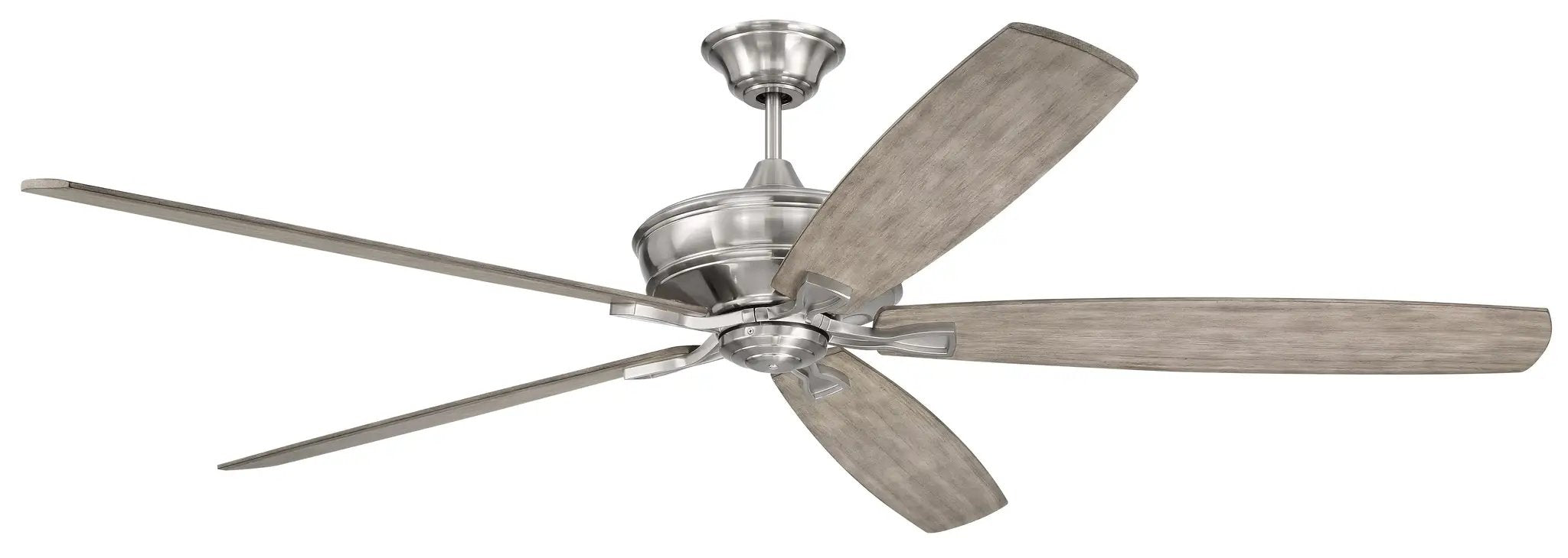 brushed polished nickel ceiling fans