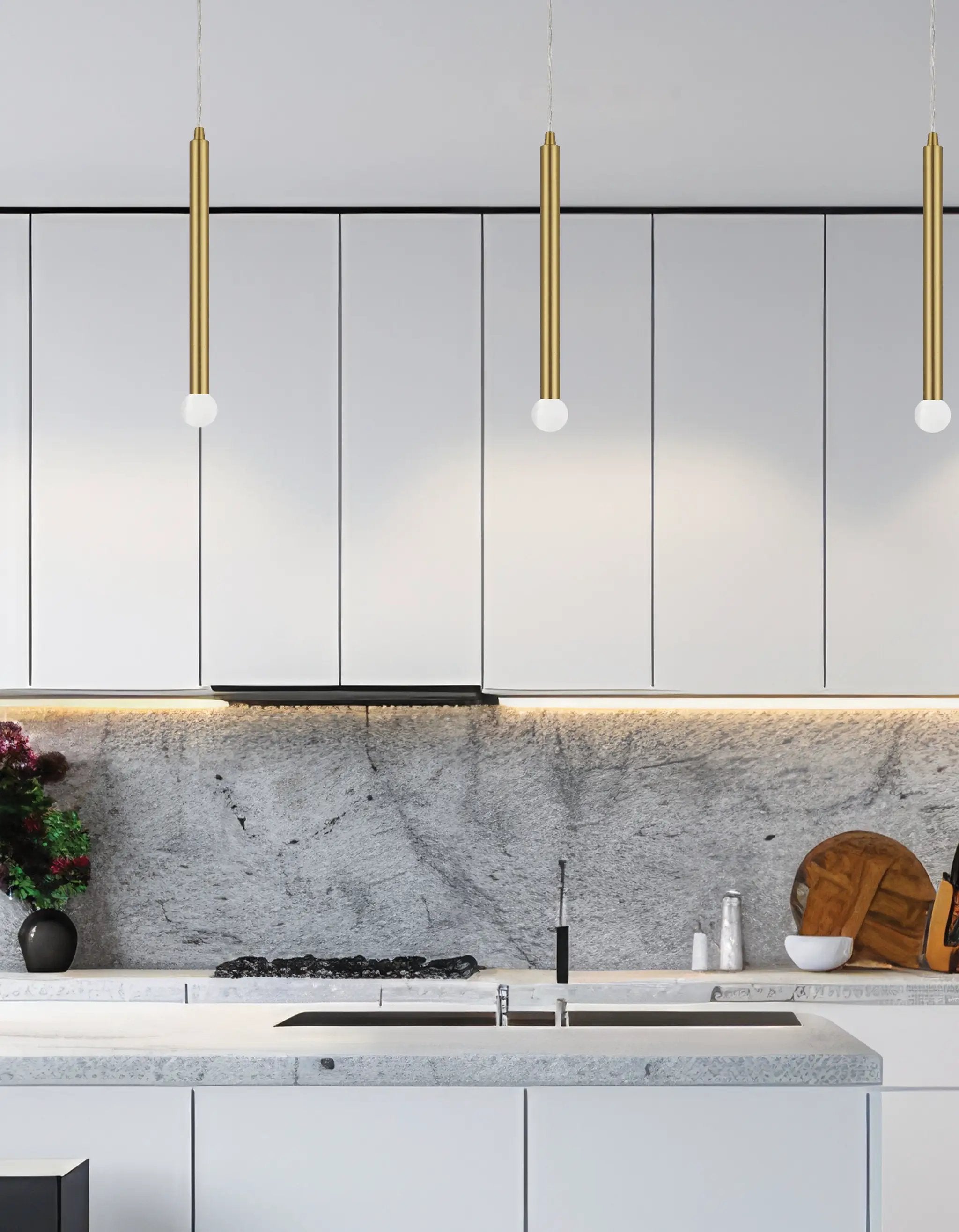 aged brass pendants
