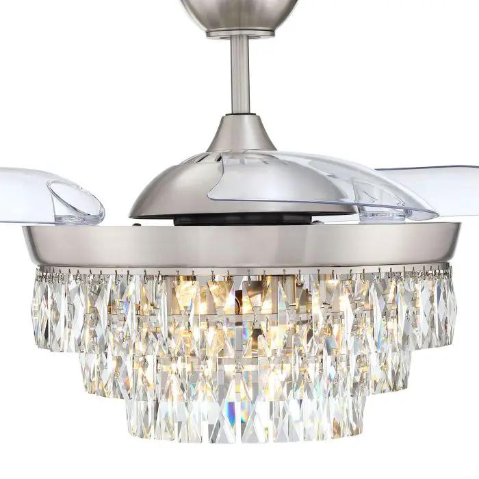 brushed polished nickel ceiling fans