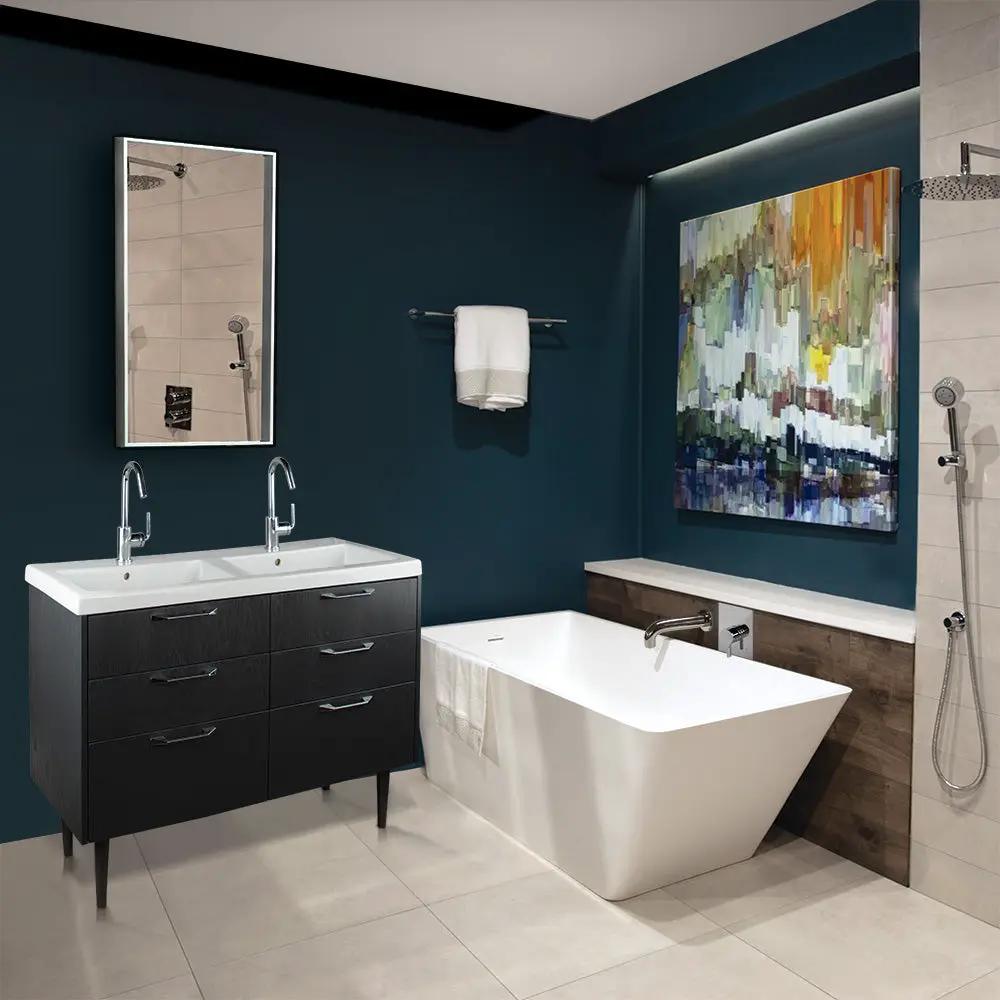ash gray vanity