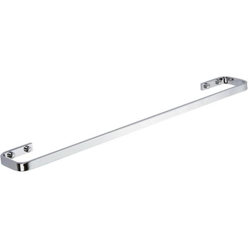 polished chrome towel bar