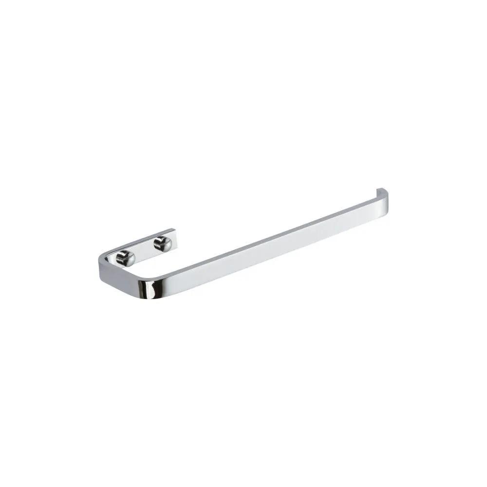 polished chrome towel ring