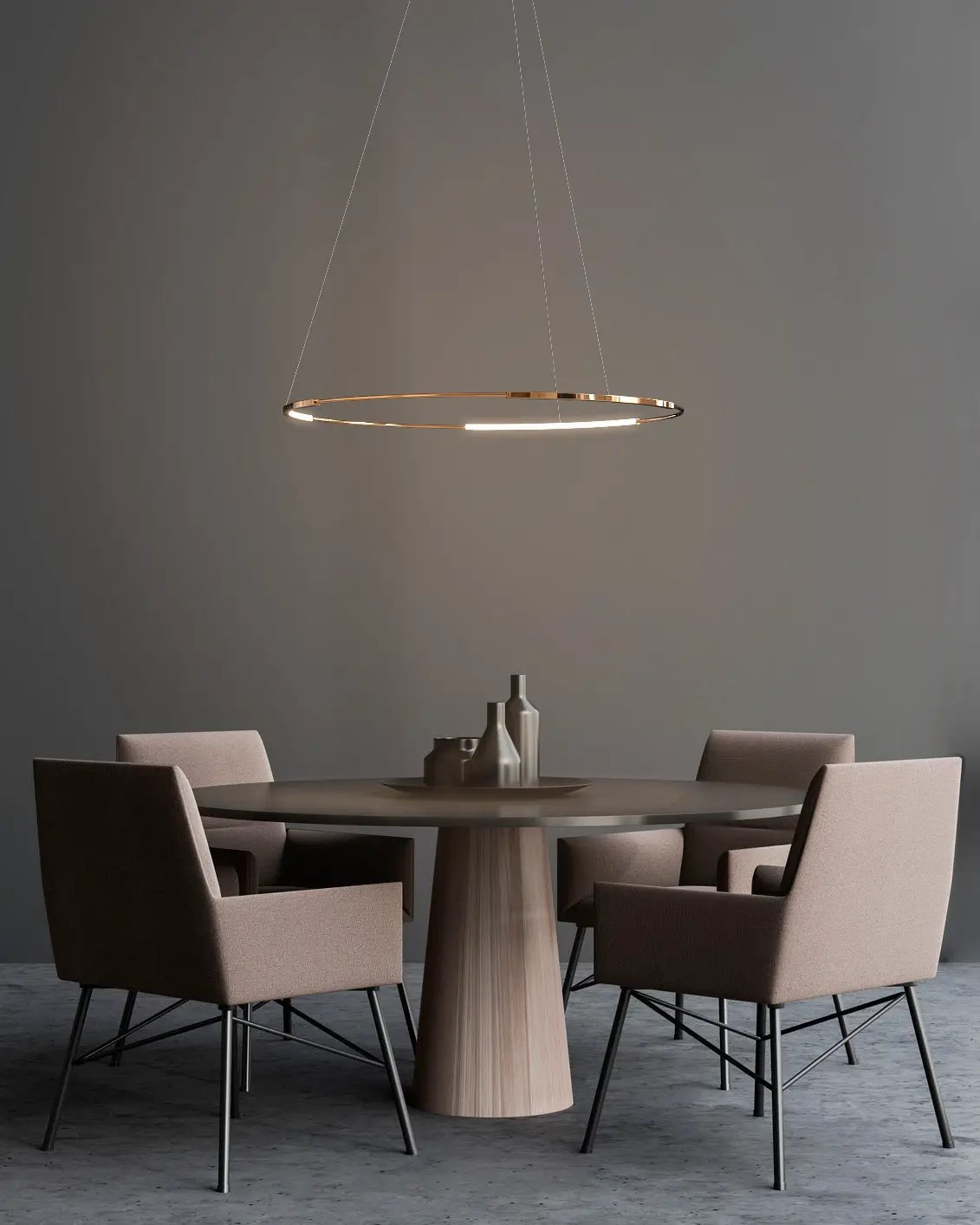 rose cooper chandelier