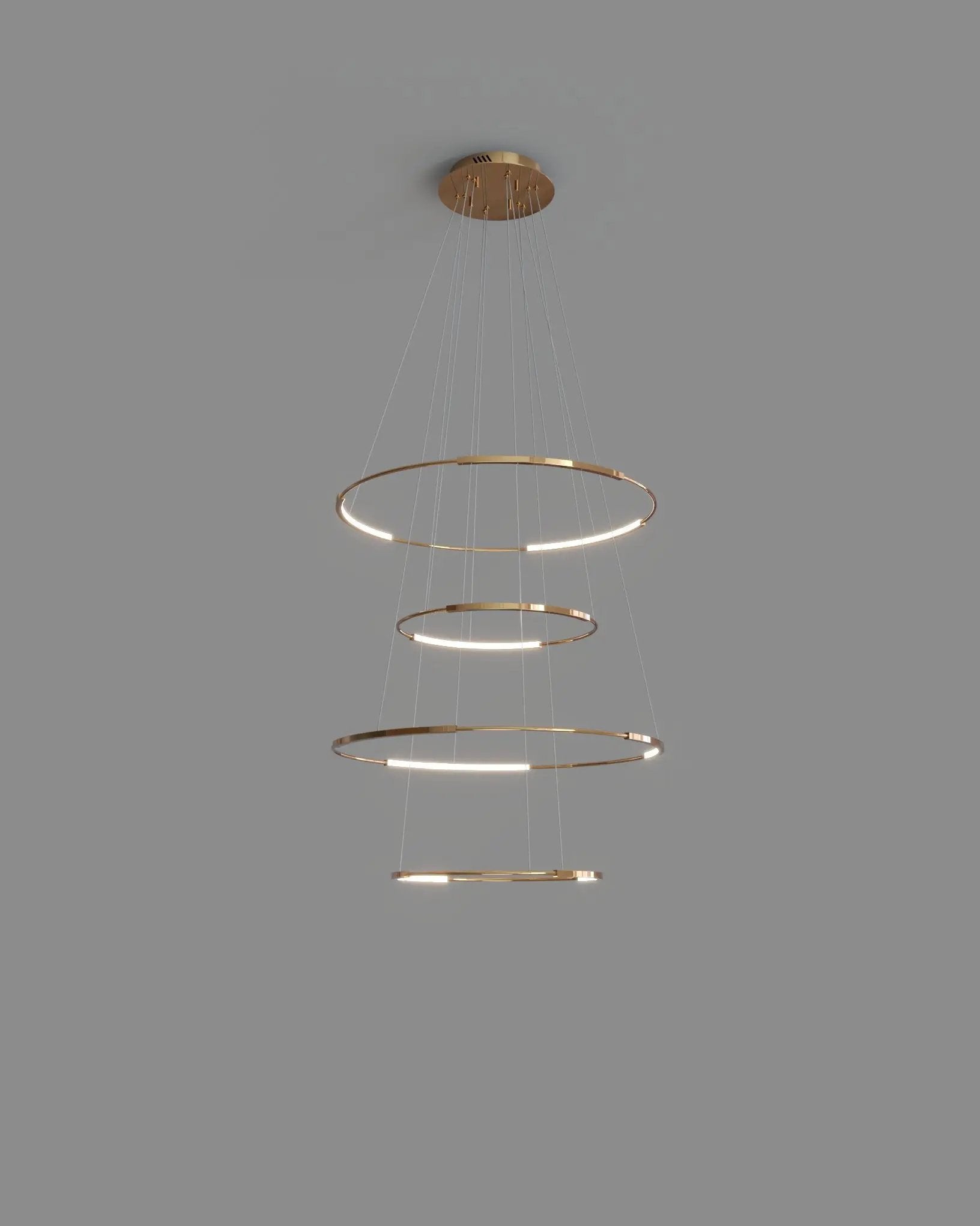 Birot Lighting Spin -4 Chandelier by Birot Lighting