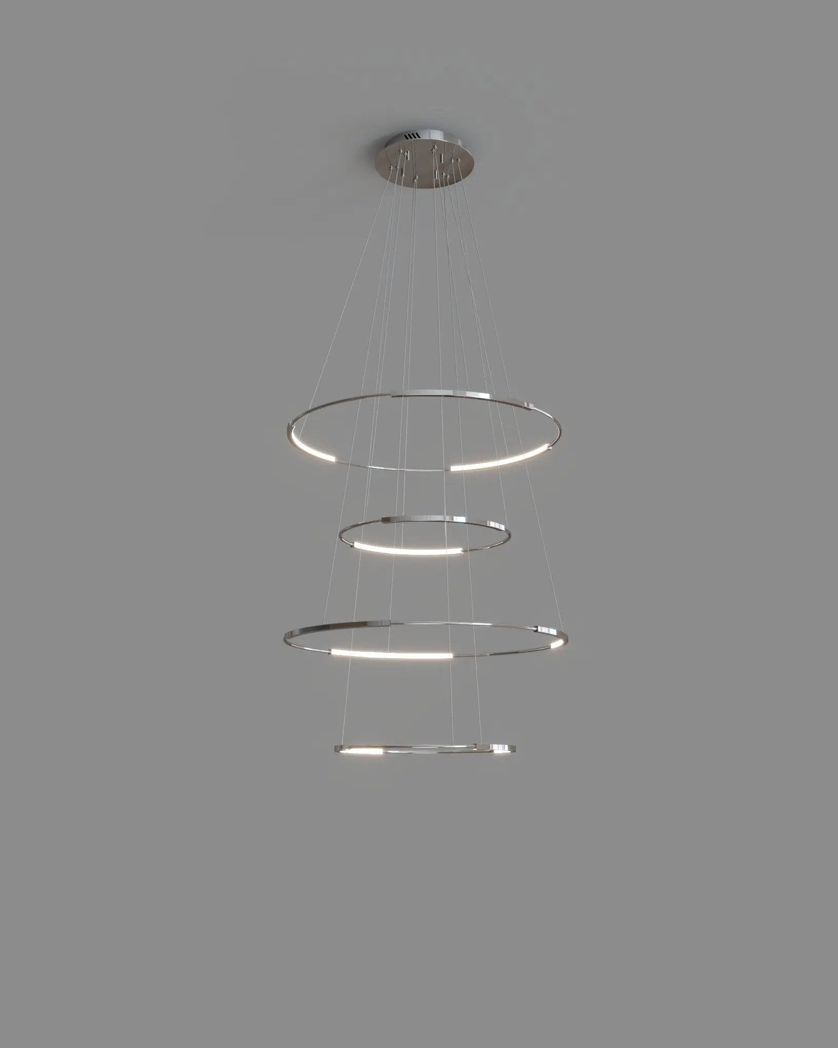chrome chandelier