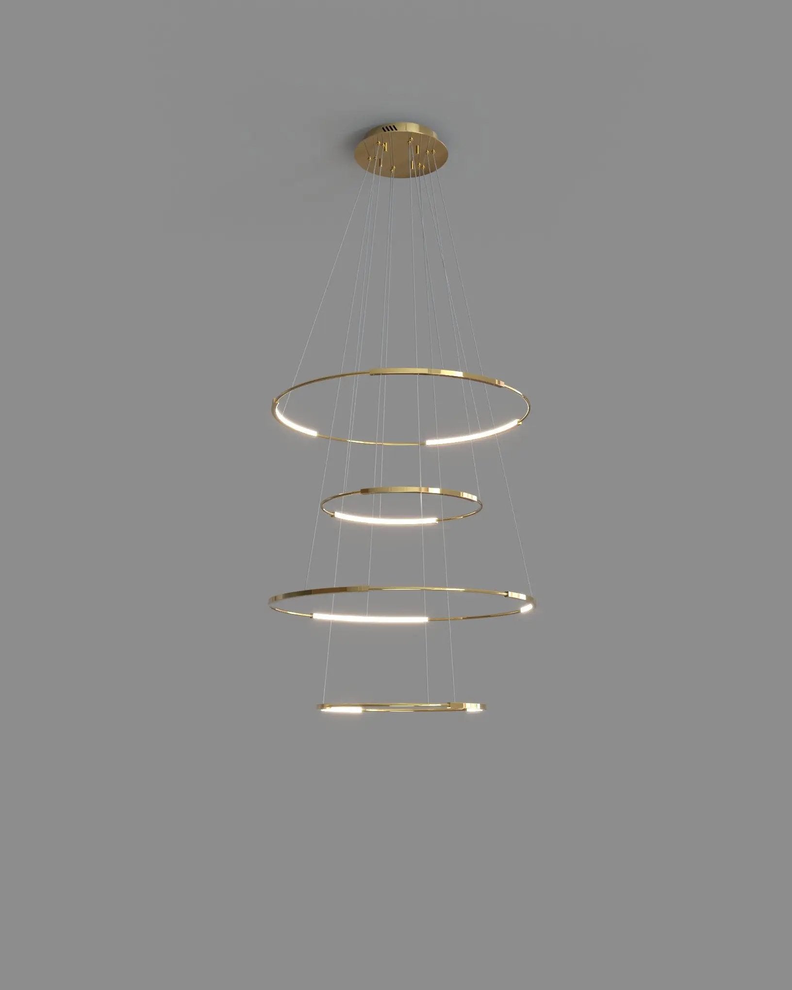 Birot Lighting Spin -4 Chandelier by Birot Lighting