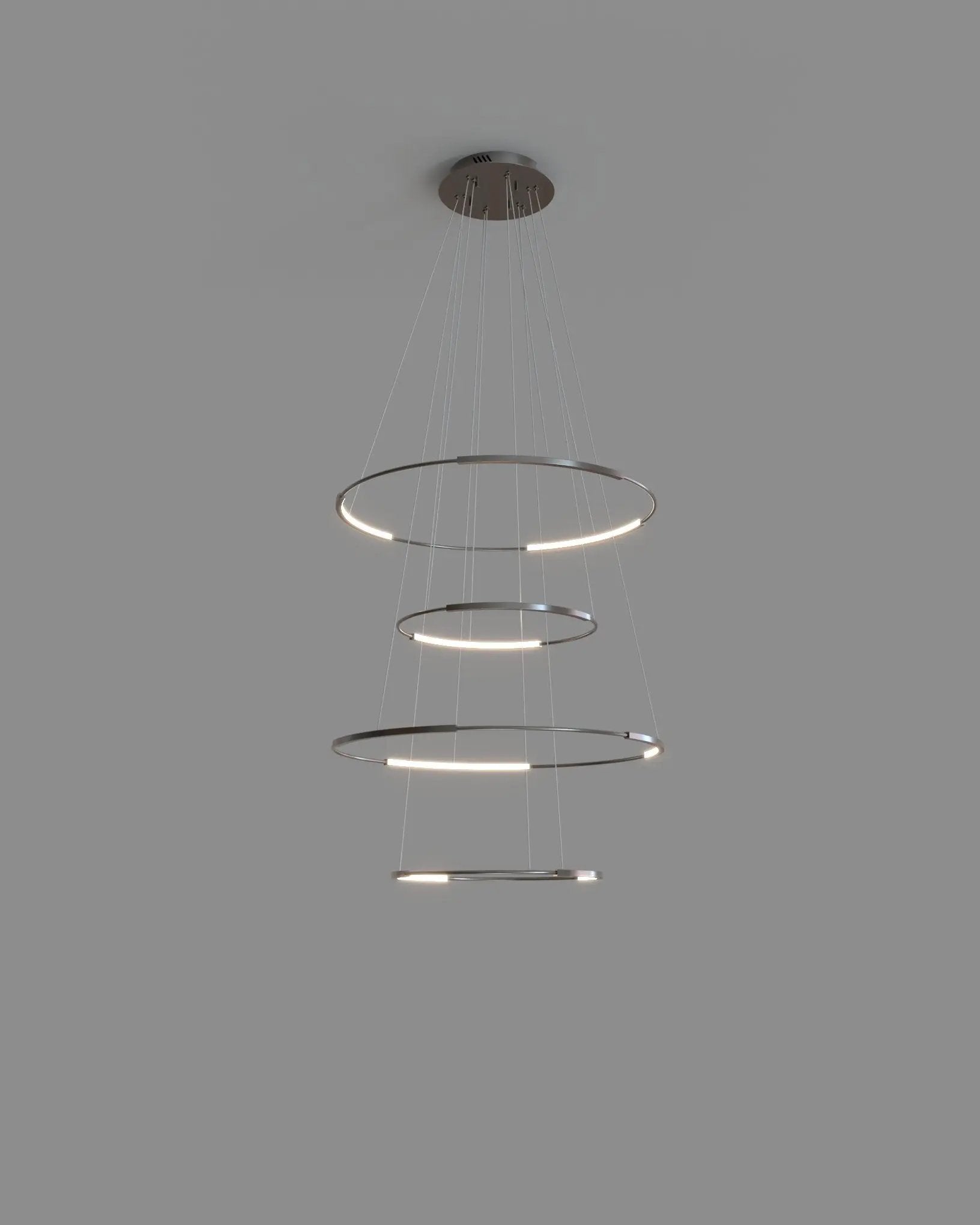 Birot Lighting Spin -4 Chandelier by Birot Lighting