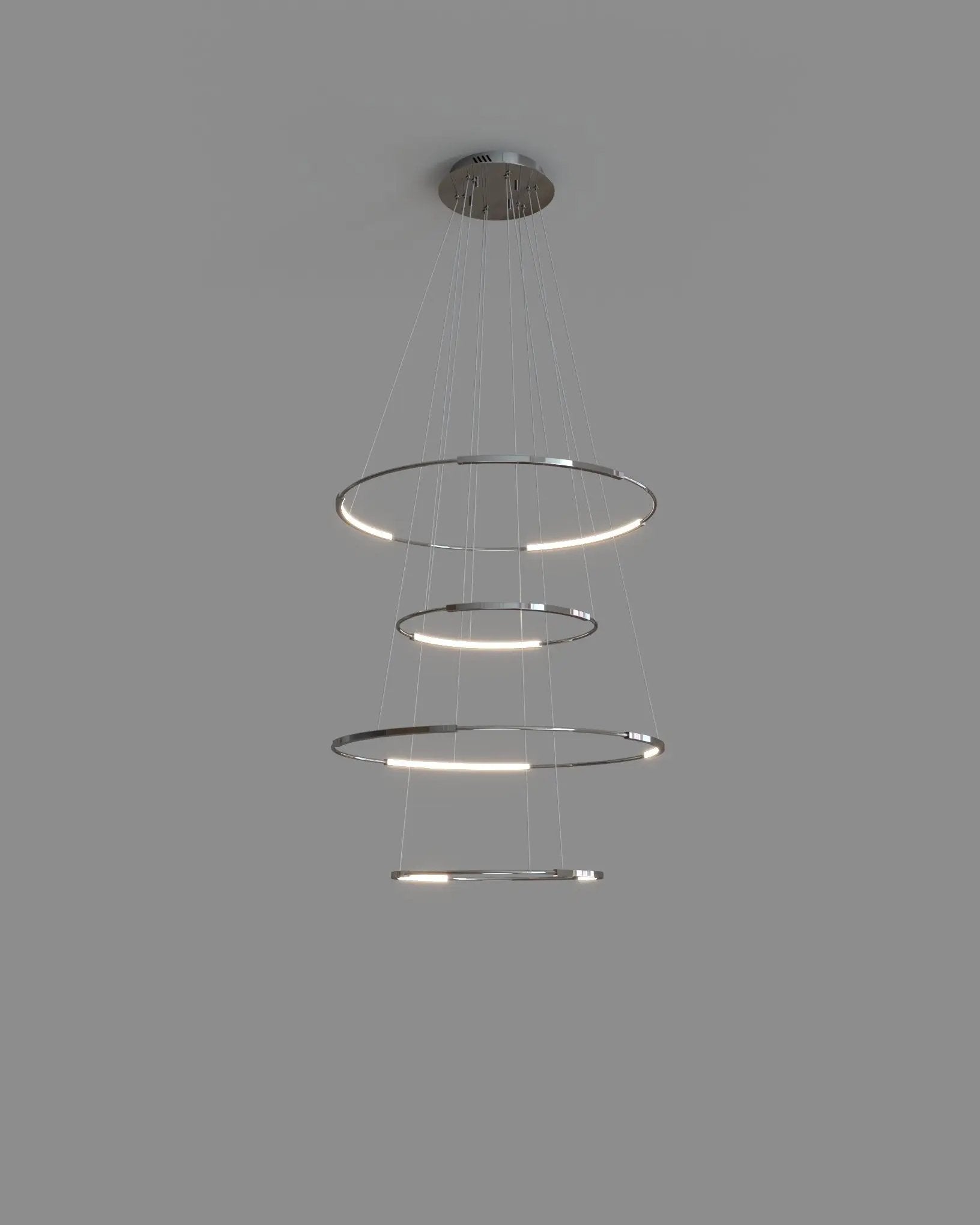 Birot Lighting Spin -4 Chandelier by Birot Lighting
