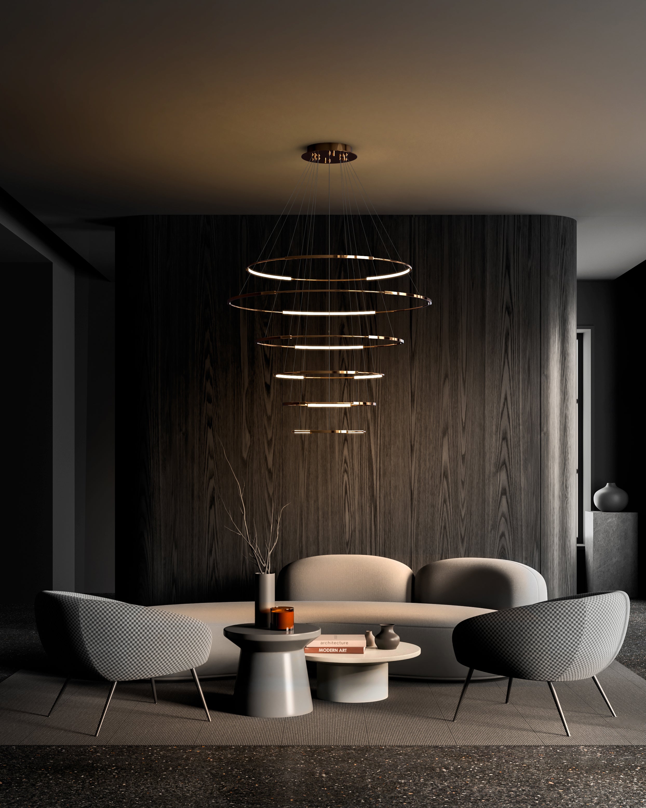 rose cooper chandelier