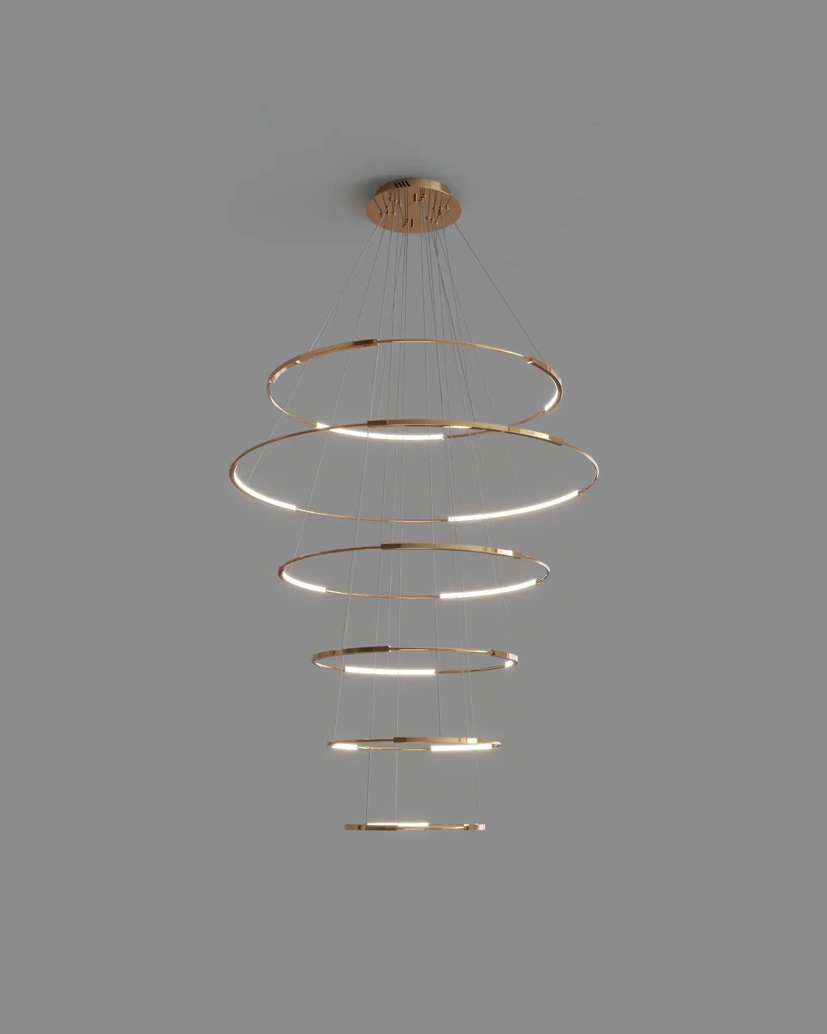 Birot Lighting Spin -6 Chandelier by Birot Lighting