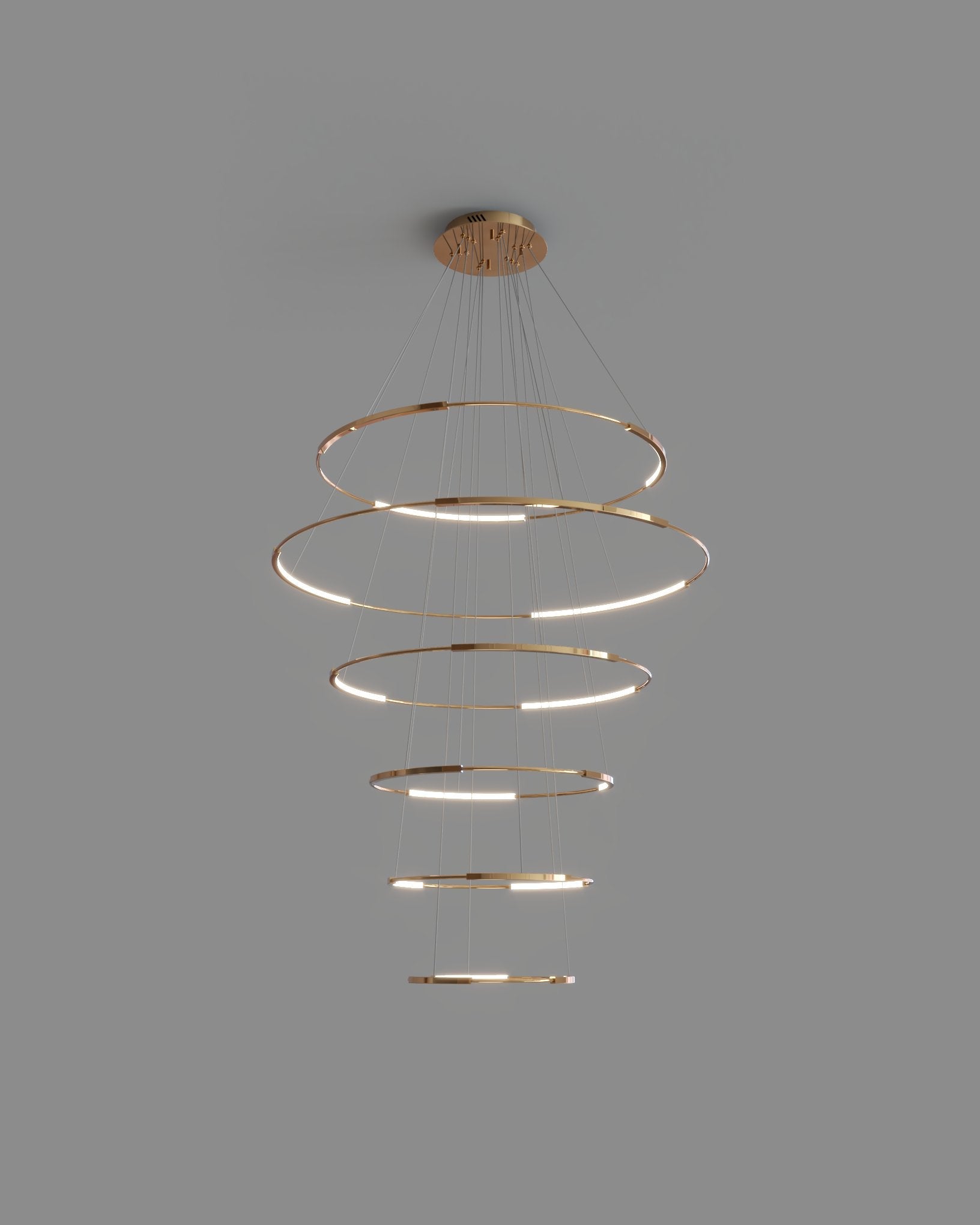 Birot Lighting Spin -6 Chandelier