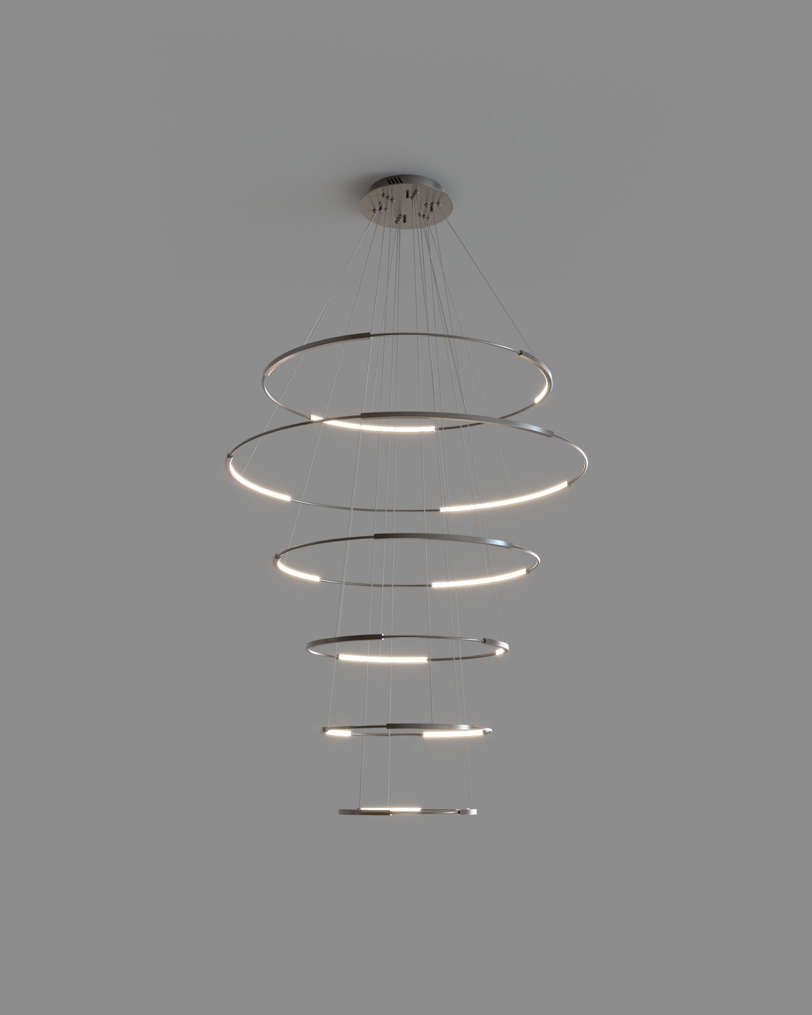 Birot Lighting Spin -6 Chandelier by Birot Lighting