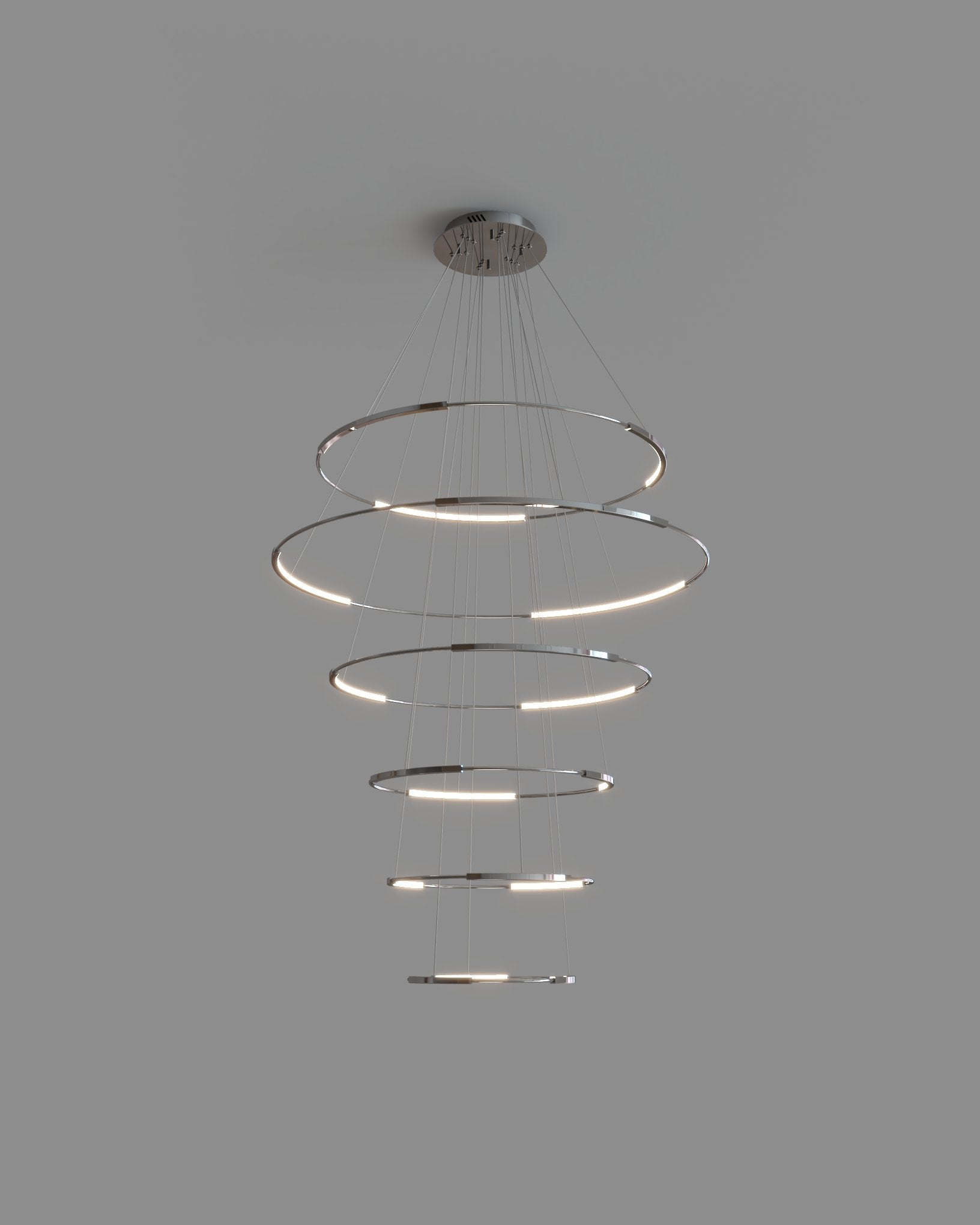 Birot Lighting Spin -6 Chandelier