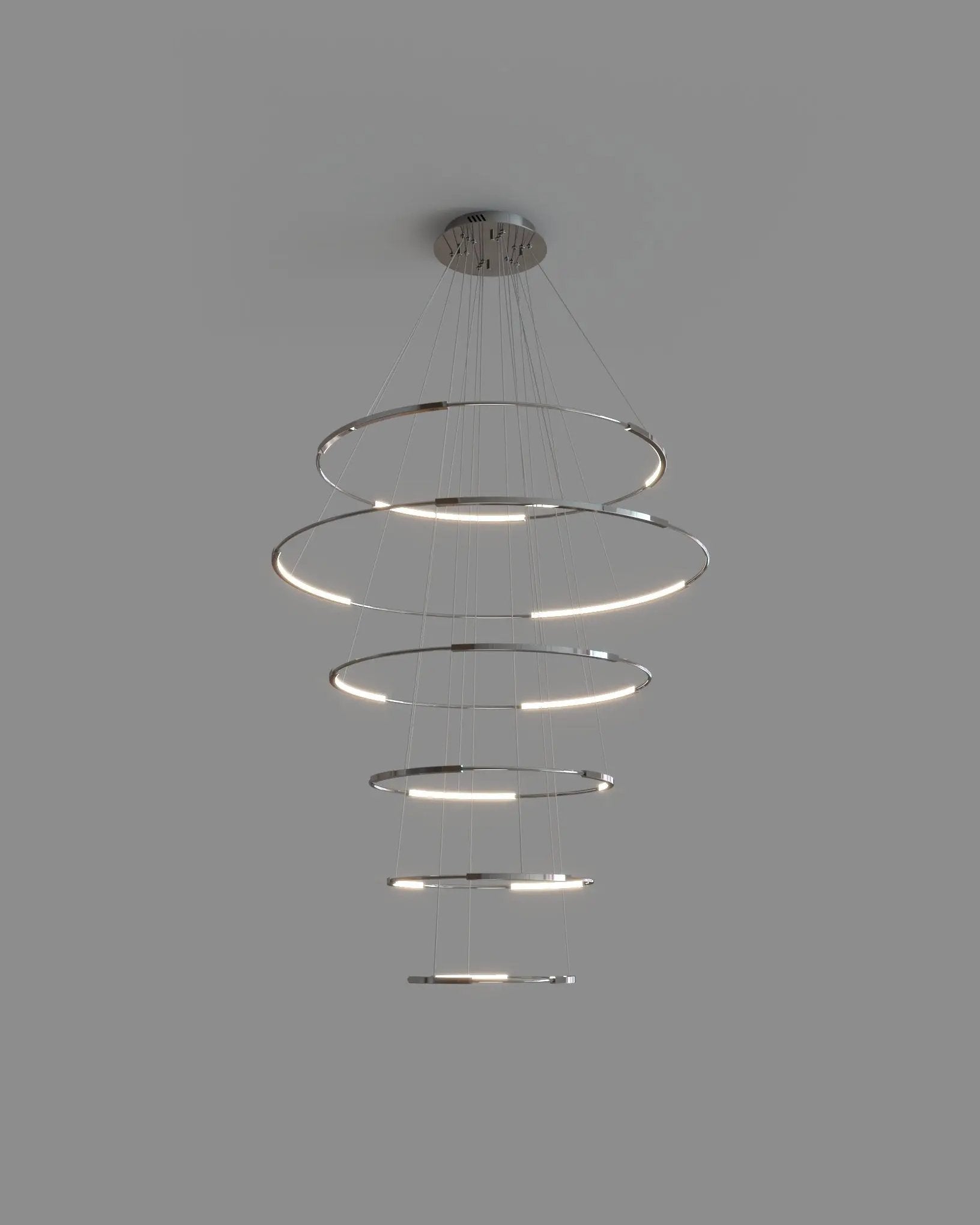 Birot Lighting Spin -6 Chandelier by Birot Lighting