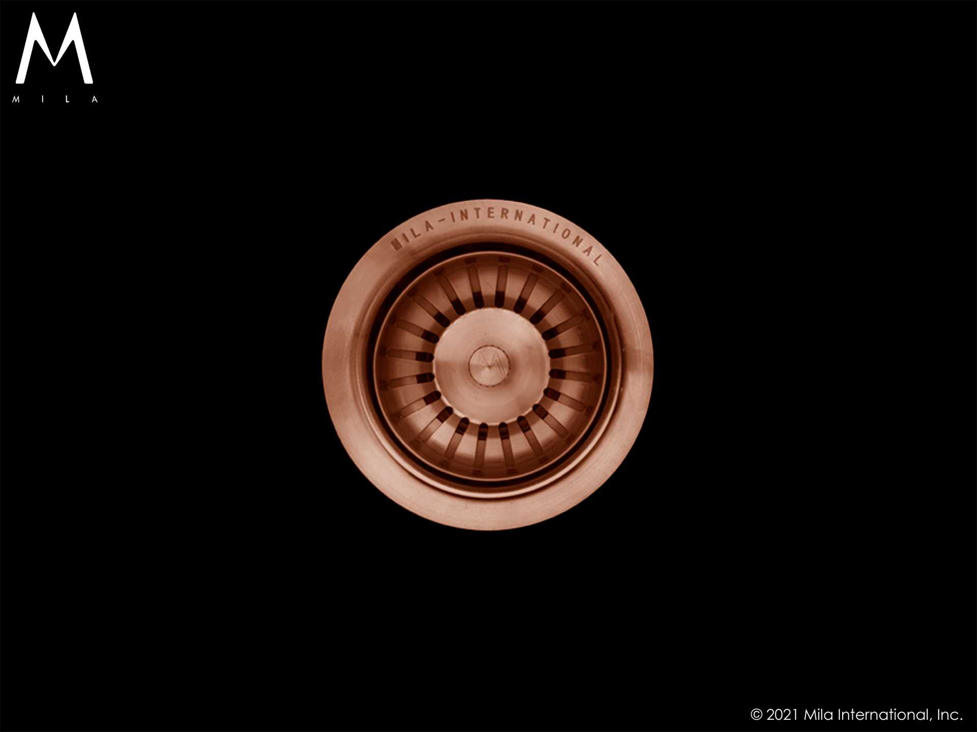 MILA solid brass sink strainer by Mila International